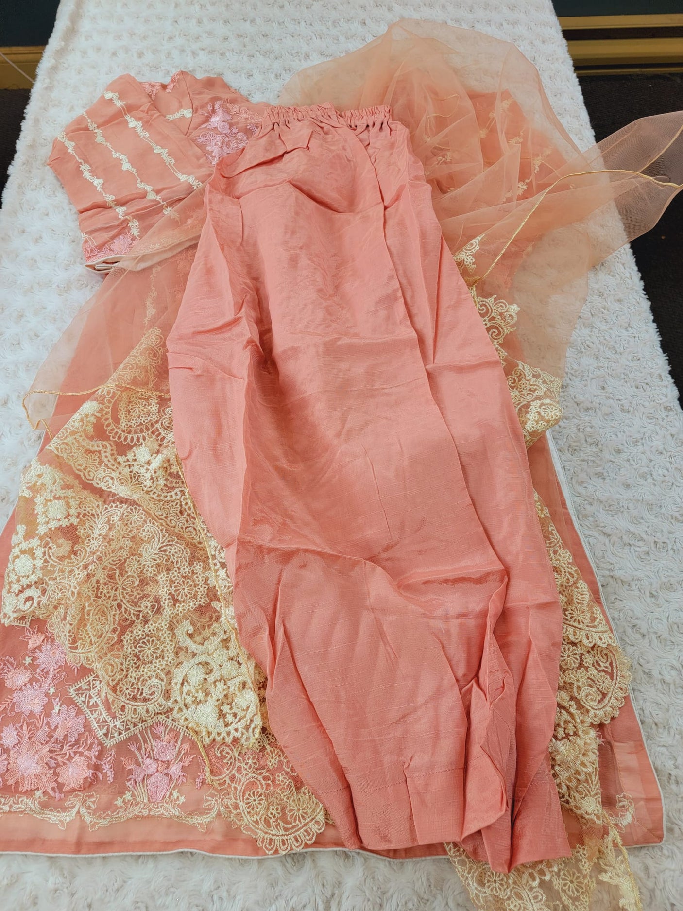 Pakistani Stitched Embroidery Party Wear Dresses Ready To Ship