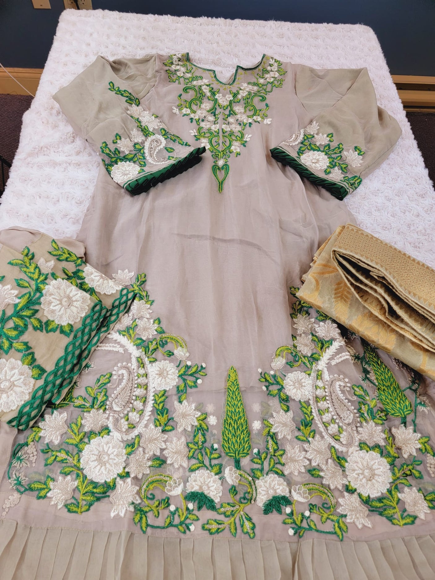 Pakistani Stitched Embroidery Party Wear Dresses Ready To Ship