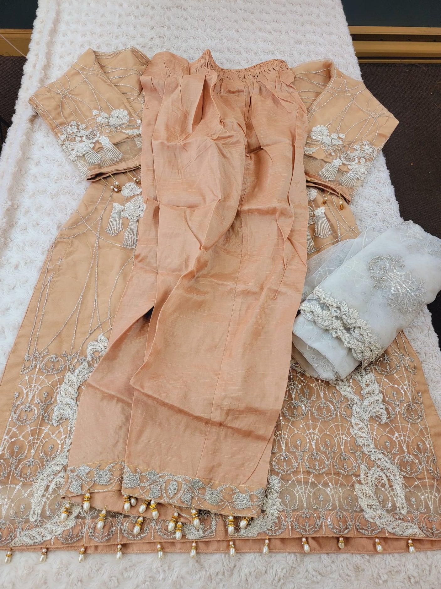 Pakistani Stitched Embroidery Party Wear Dresses Ready To Ship