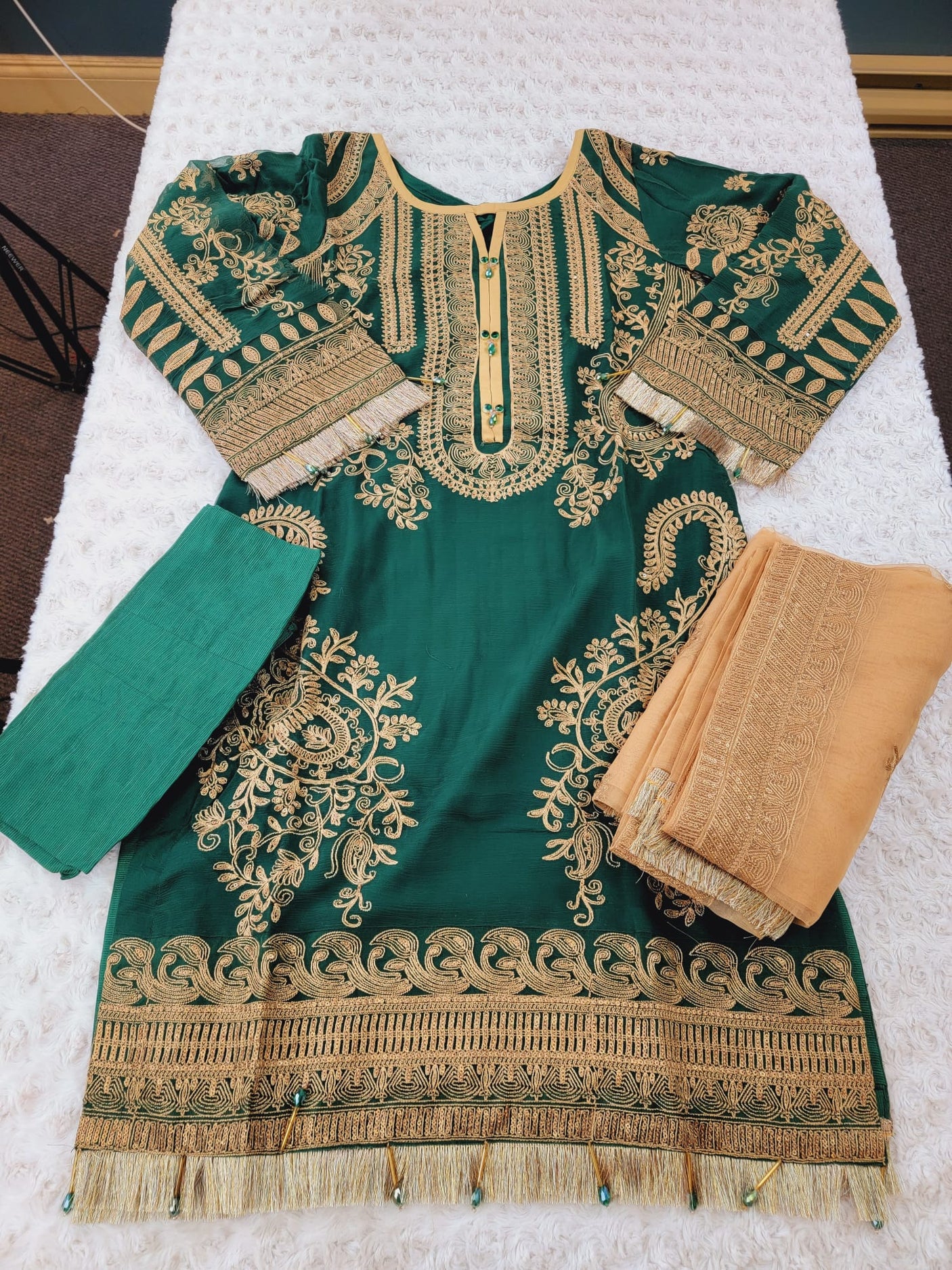 Pakistani Stitched Embroidery Party Wear Dresses Ready To Ship