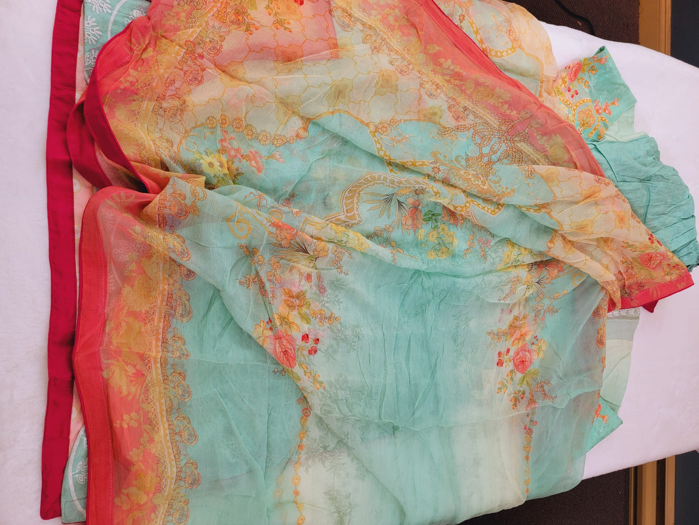 Pakistani Stitched Embroidery Lawn Suit Ready To Ship