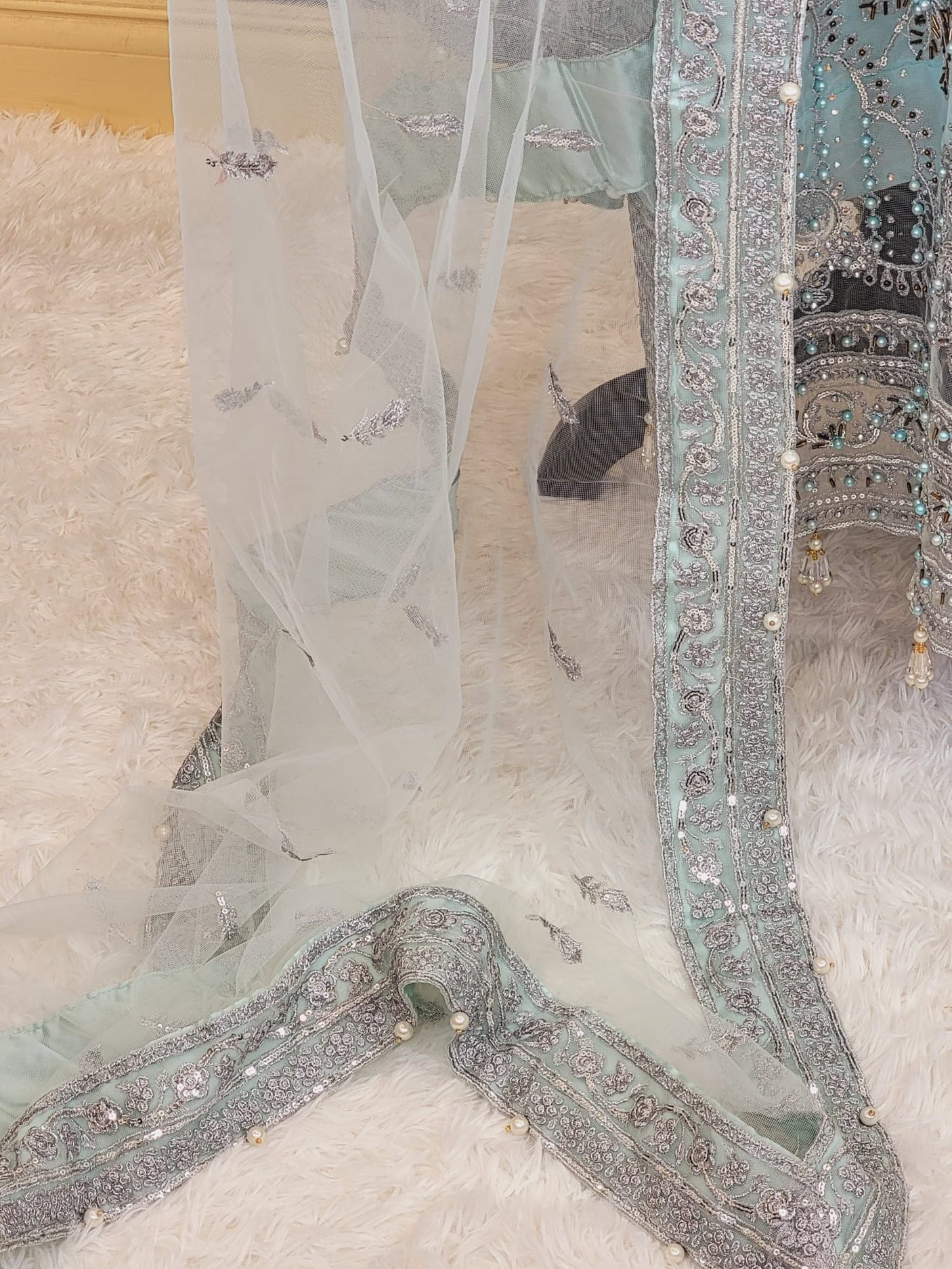 Pakistani Stitched Embroidery Party Wear Dresses Ready To Ship