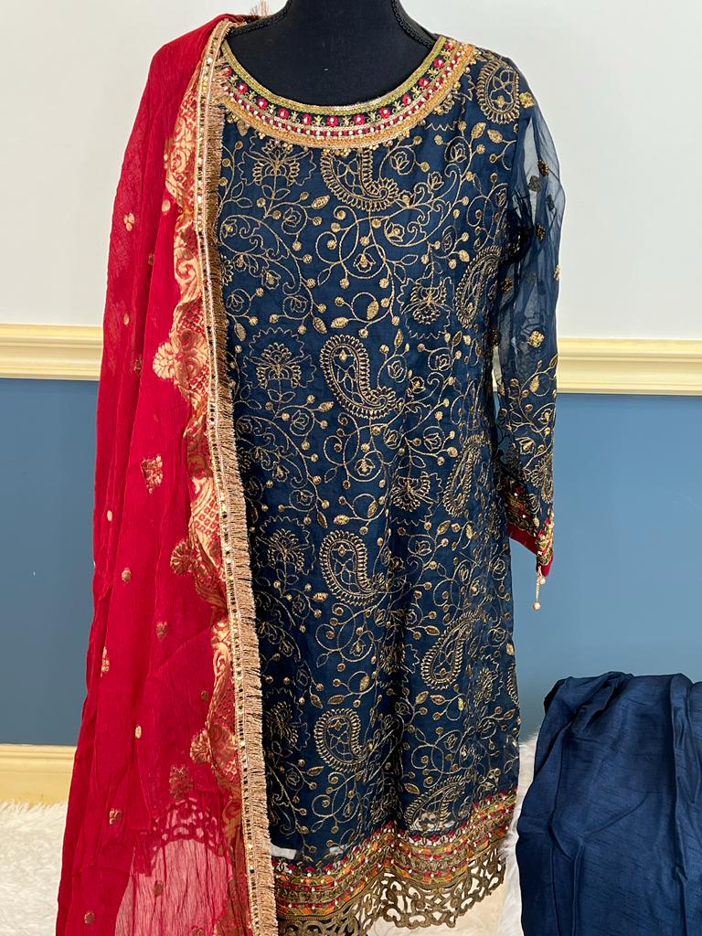 Pakistani Embroidered Party wear Ready To Ship