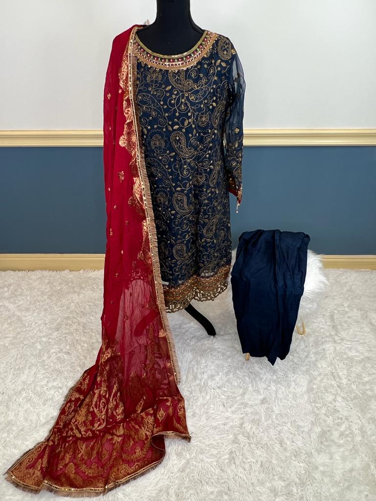 Pakistani Embroidered Party wear Ready To Ship