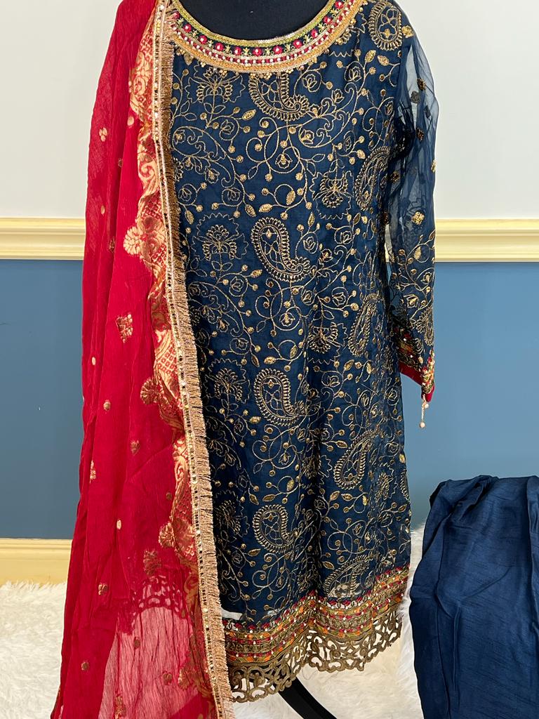 Pakistani Embroidered Party wear Ready To Ship