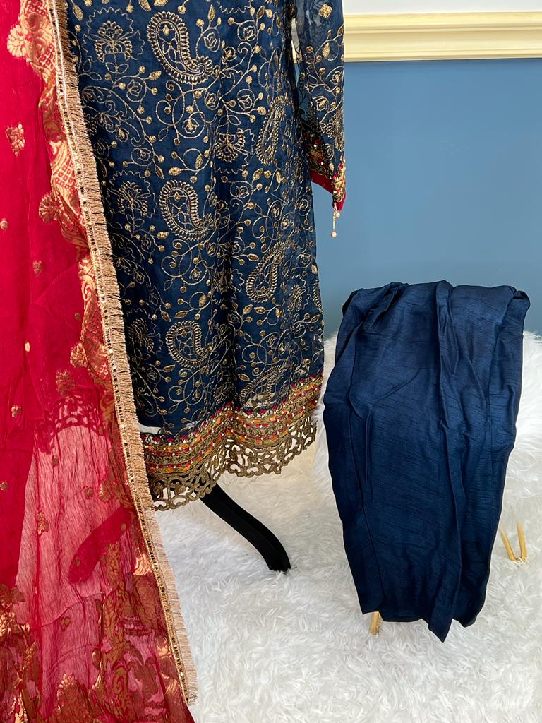 Pakistani Embroidered Party wear Ready To Ship