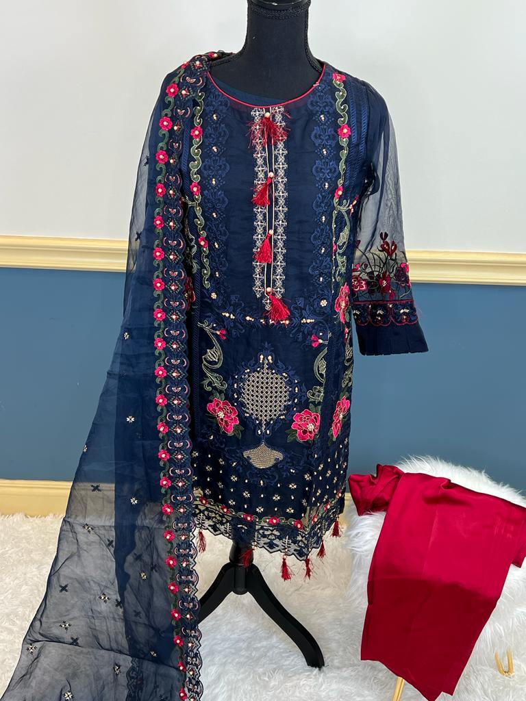 Pakistani Embroidered Party wear Ready To Ship