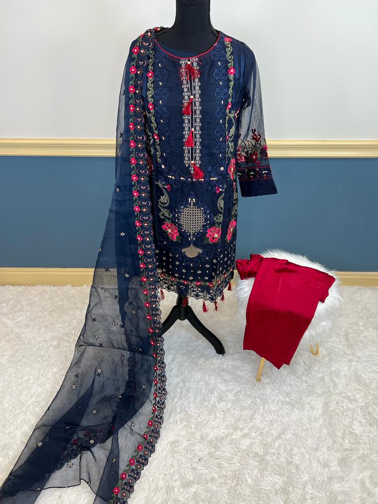 Pakistani Embroidered Party wear Ready To Ship