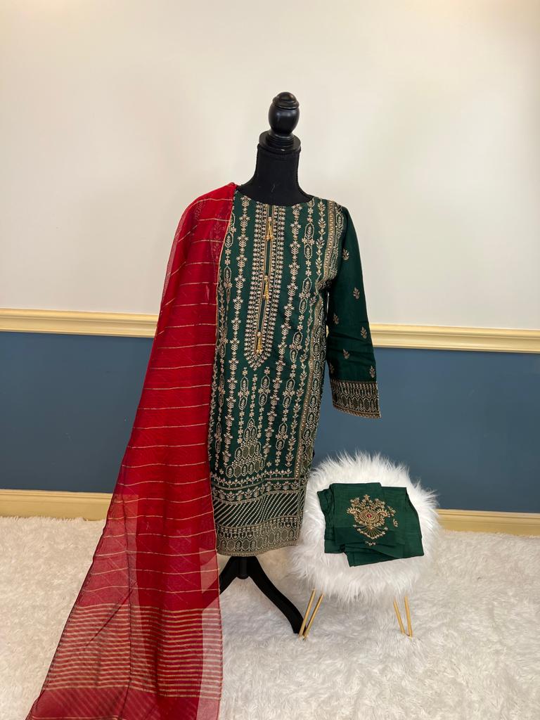 Pakistani Embroidered Party wear Ready To Ship