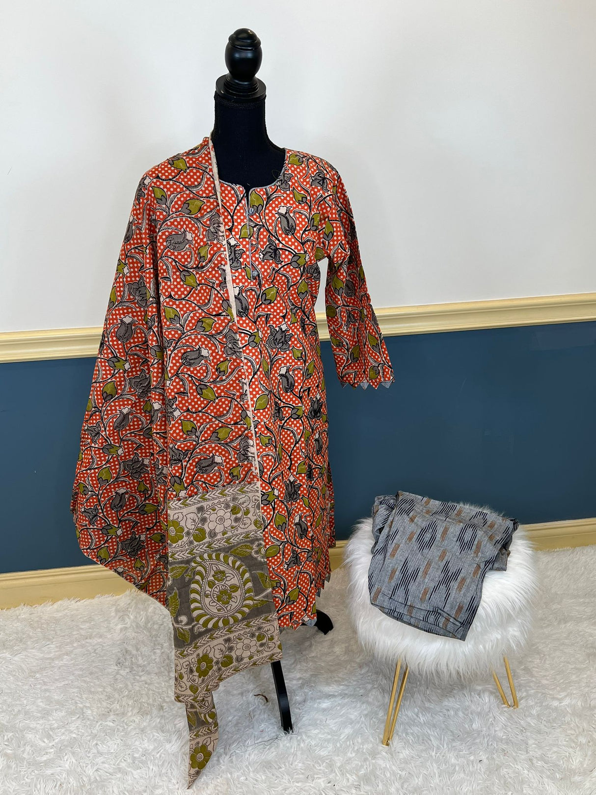 Kalamkari Salwar Kamiz