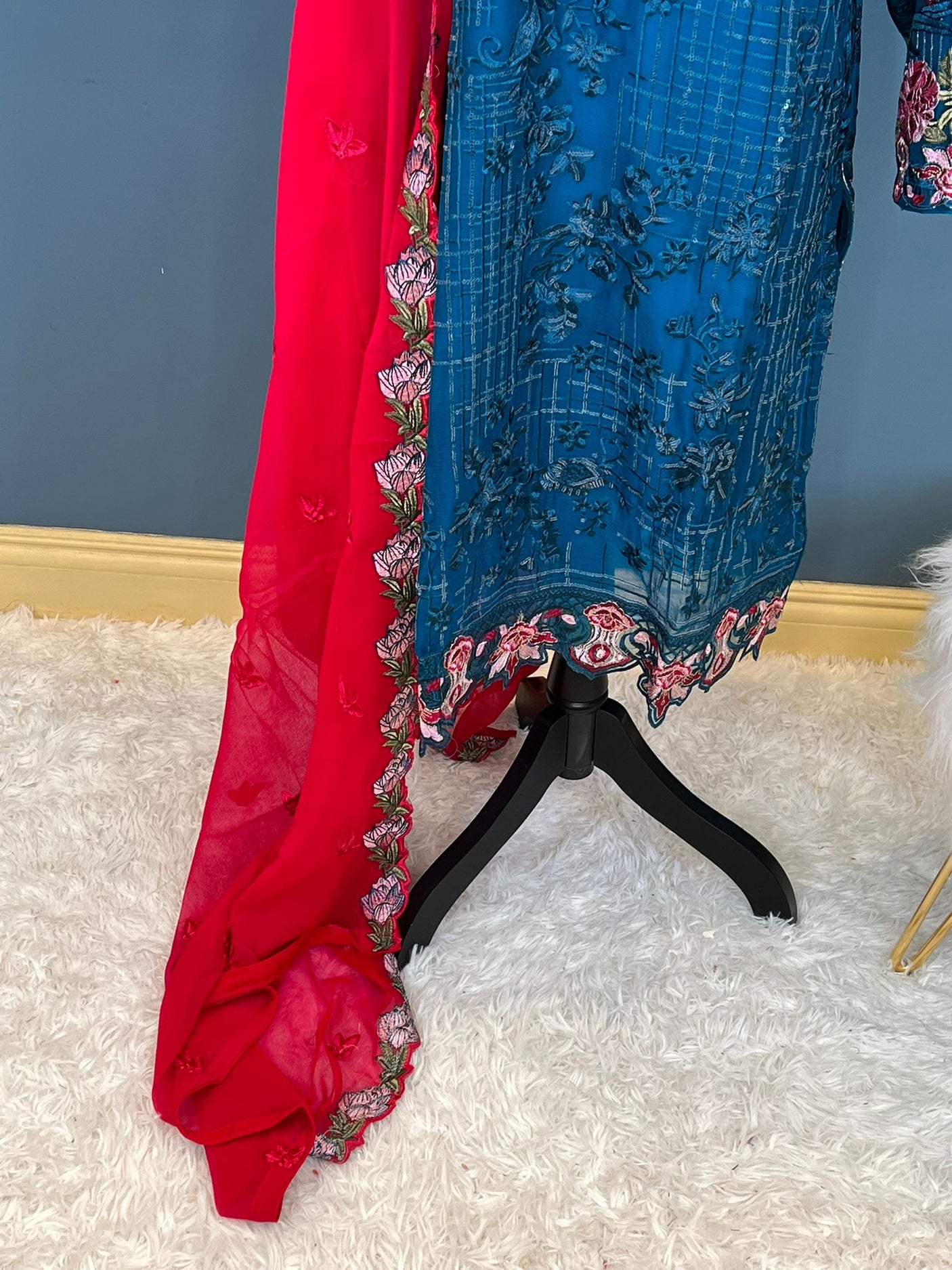 Pakistani Stitched Embroidery Party Wear Dresses Ready To Ship