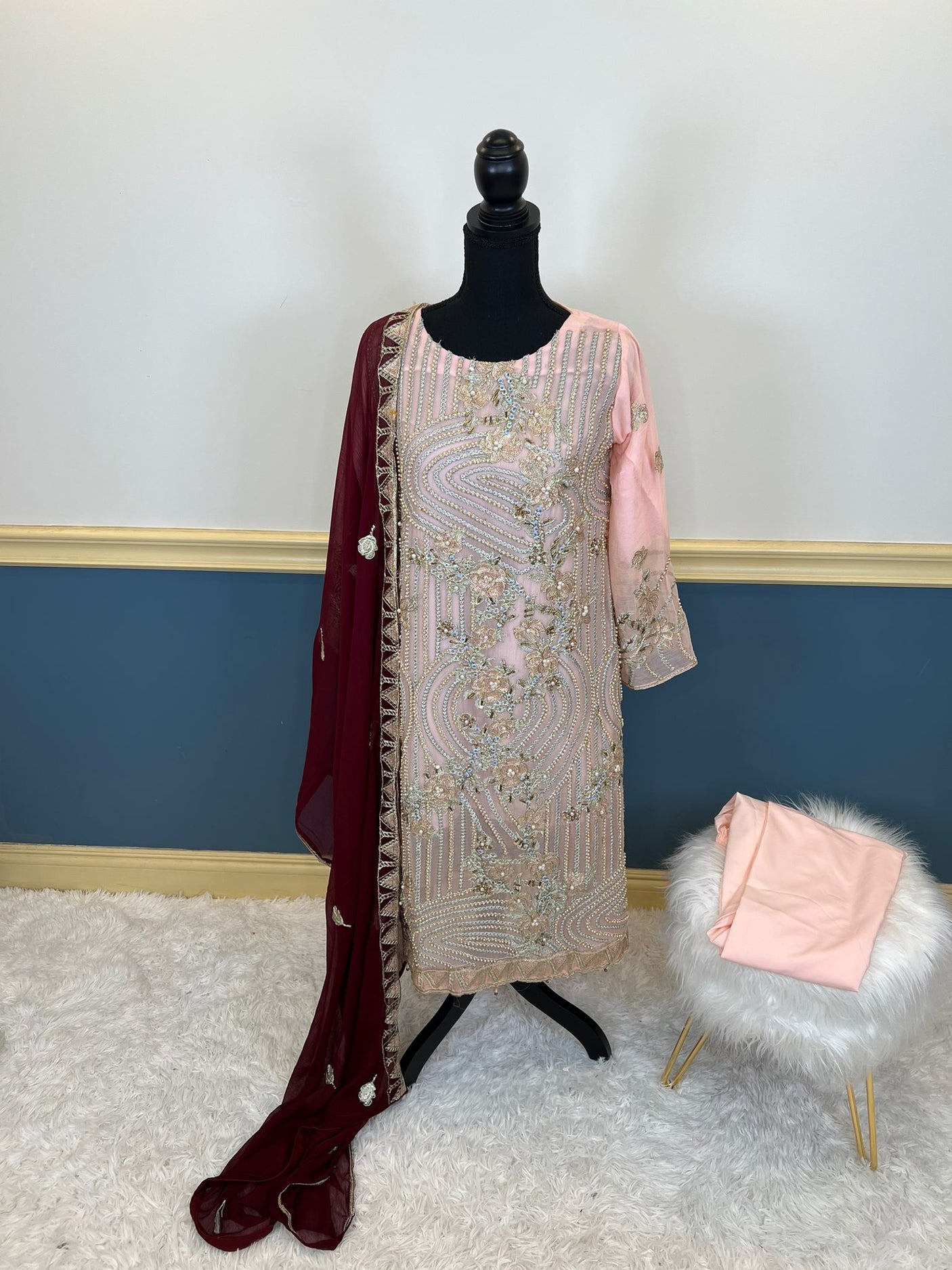 Pakistani Embroidered Party wear Ready To Ship