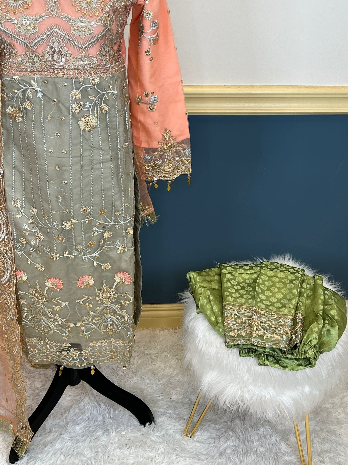 Pakistani Embroidered Party wear Ready To Ship