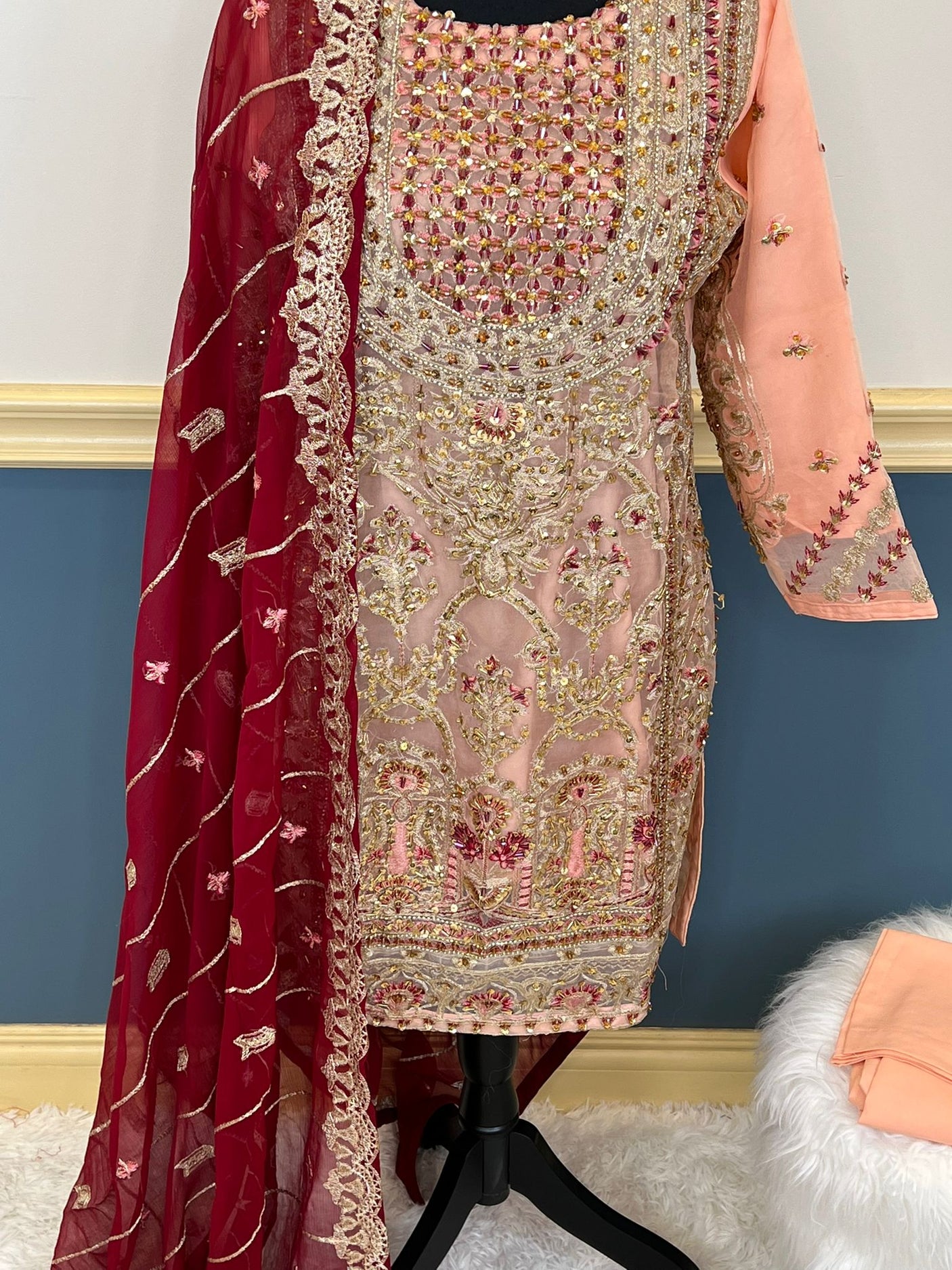 Pakistani Embroidered Party wear Ready To Ship