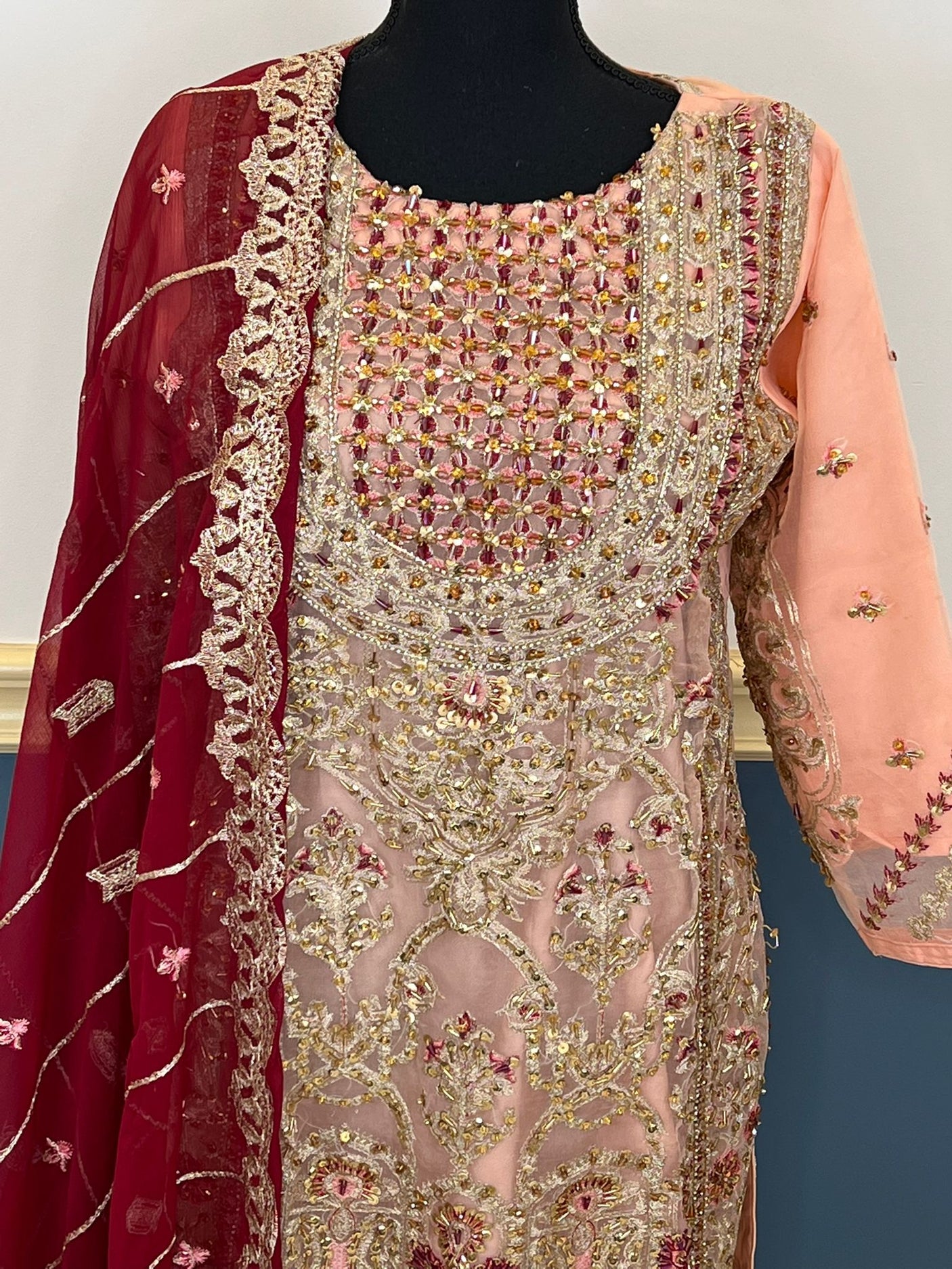 Pakistani Embroidered Party wear Ready To Ship