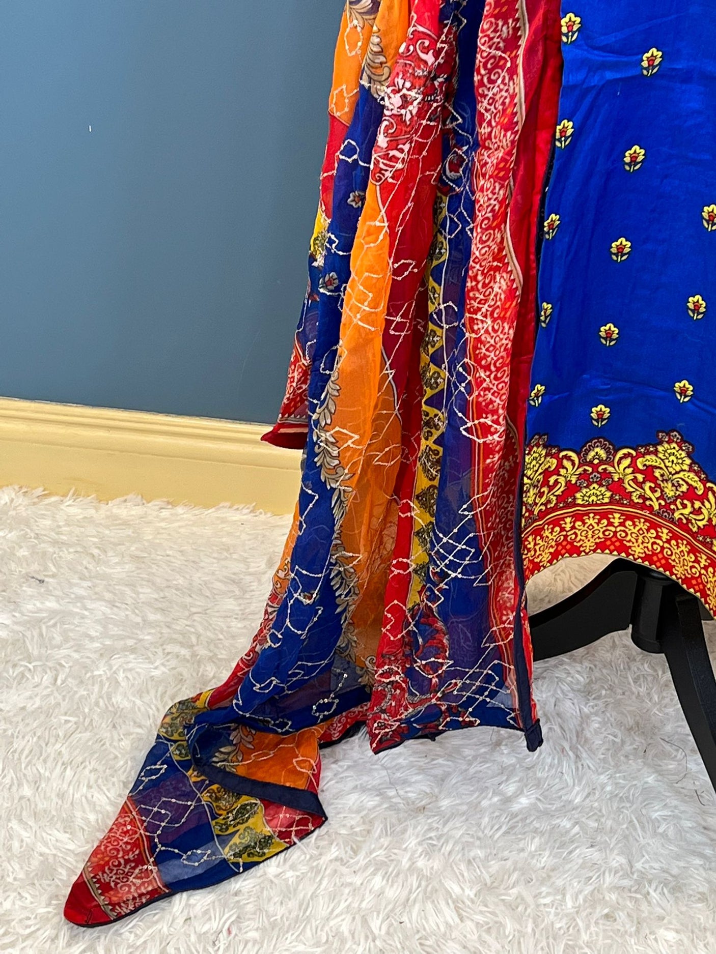 Pakistani Stitched Embroidered lawn Salwar kameez ready to ship