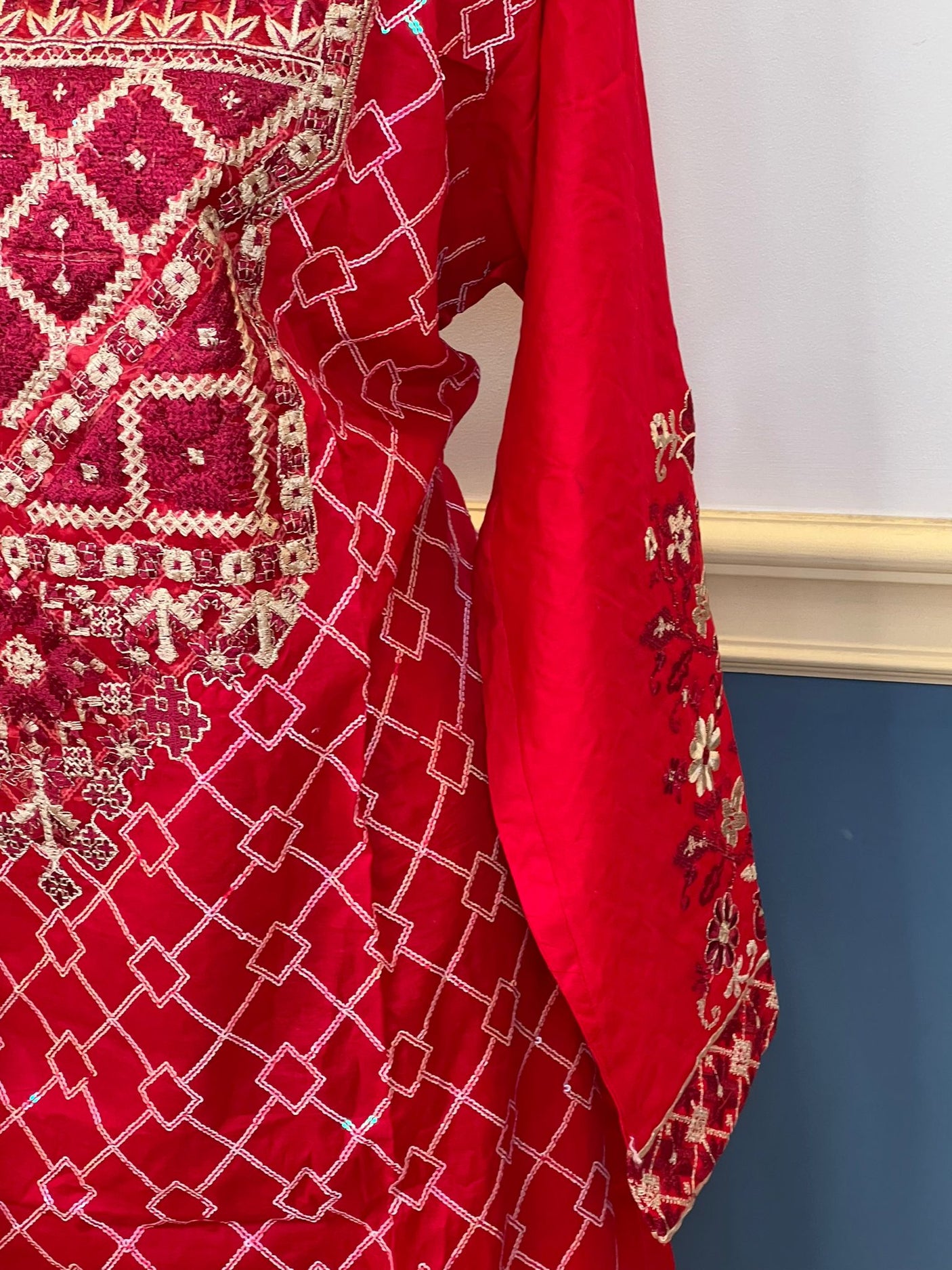 Pakistani Stitched Embroidered lawn Salwar kameez ready to ship