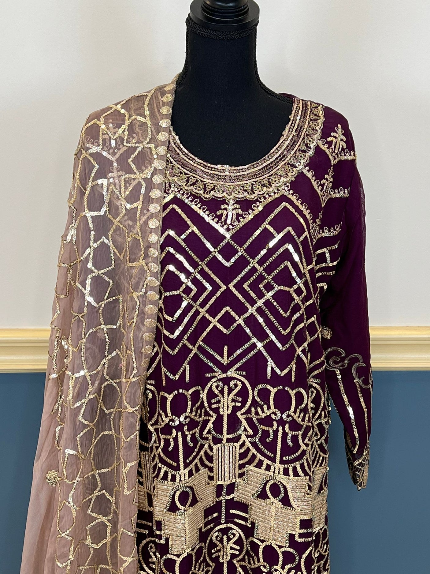 Pakistani Embroidered Party wear Ready To Ship