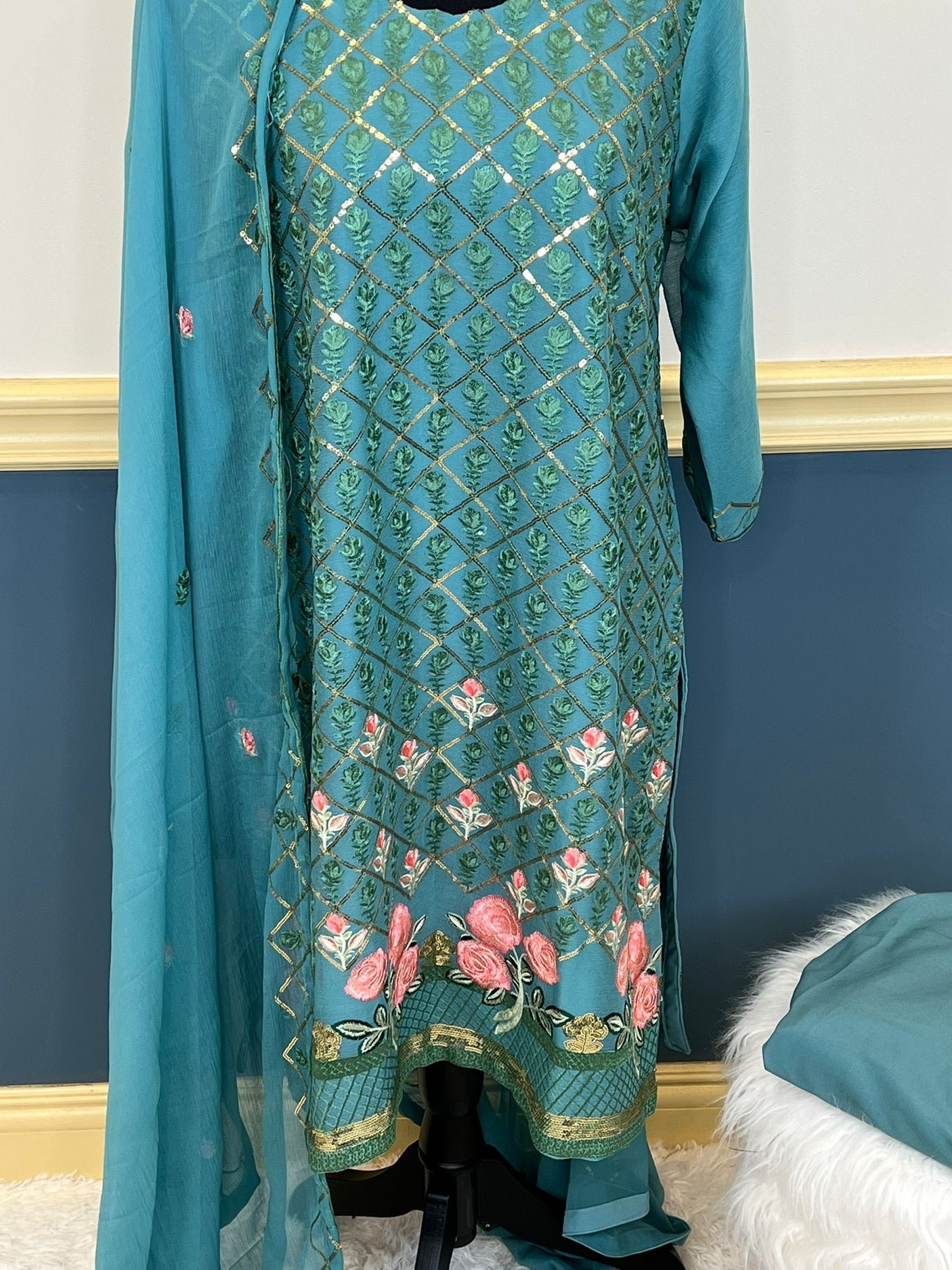 Pakistani Embroidered Party wear Ready To Ship