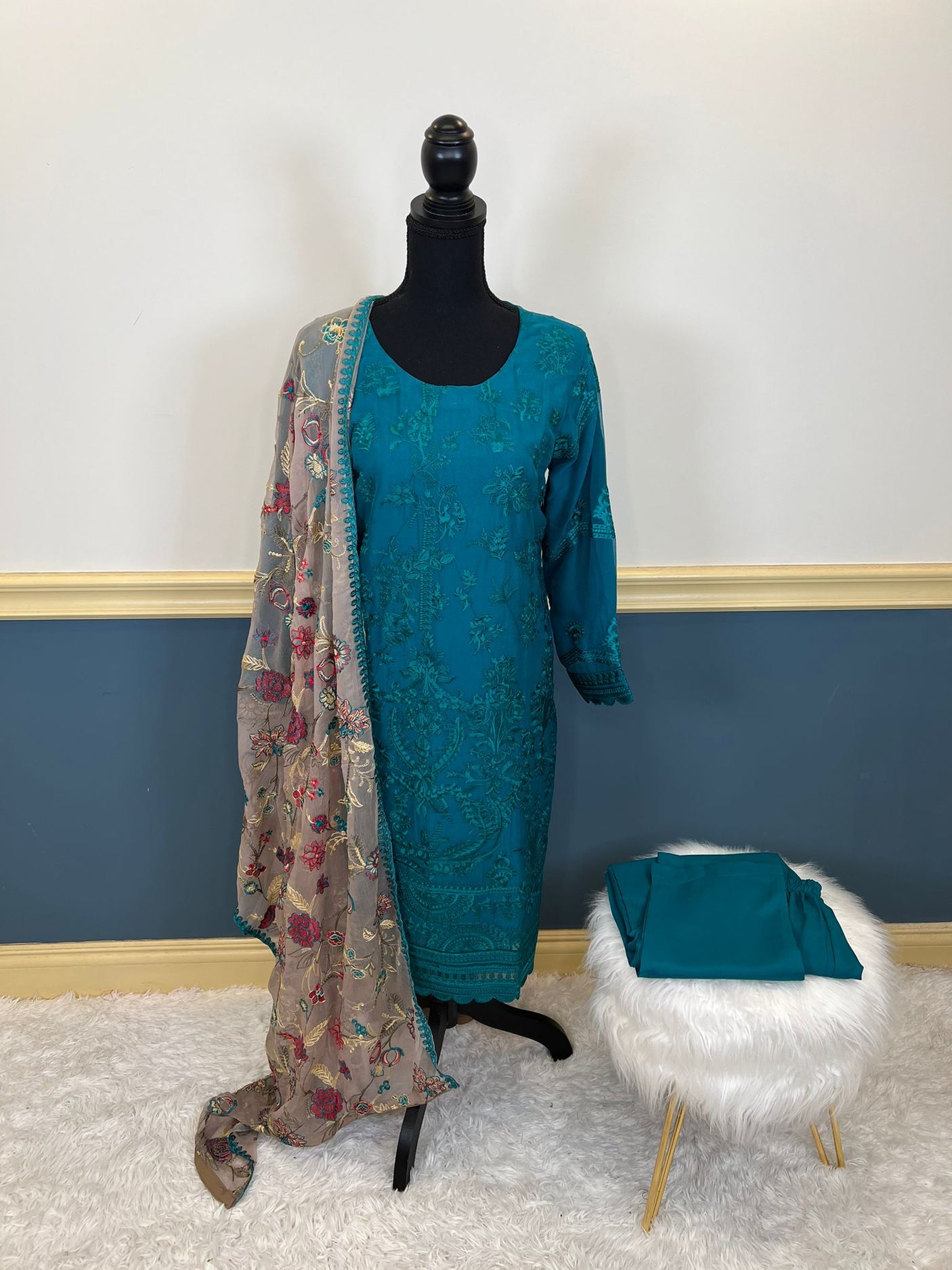 Pakistani Embroidered Party wear Ready To Ship