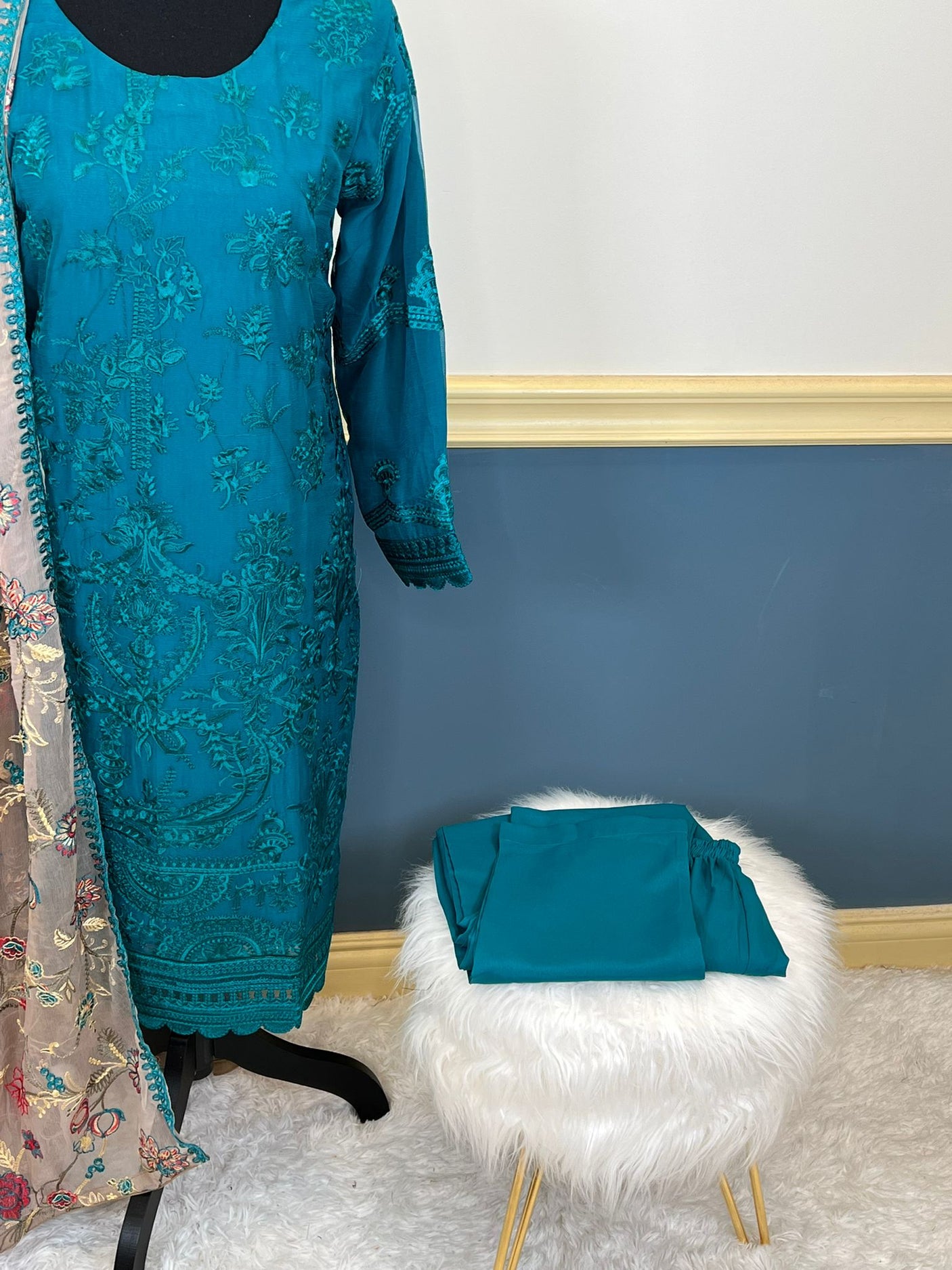 Pakistani Embroidered Party wear Ready To Ship