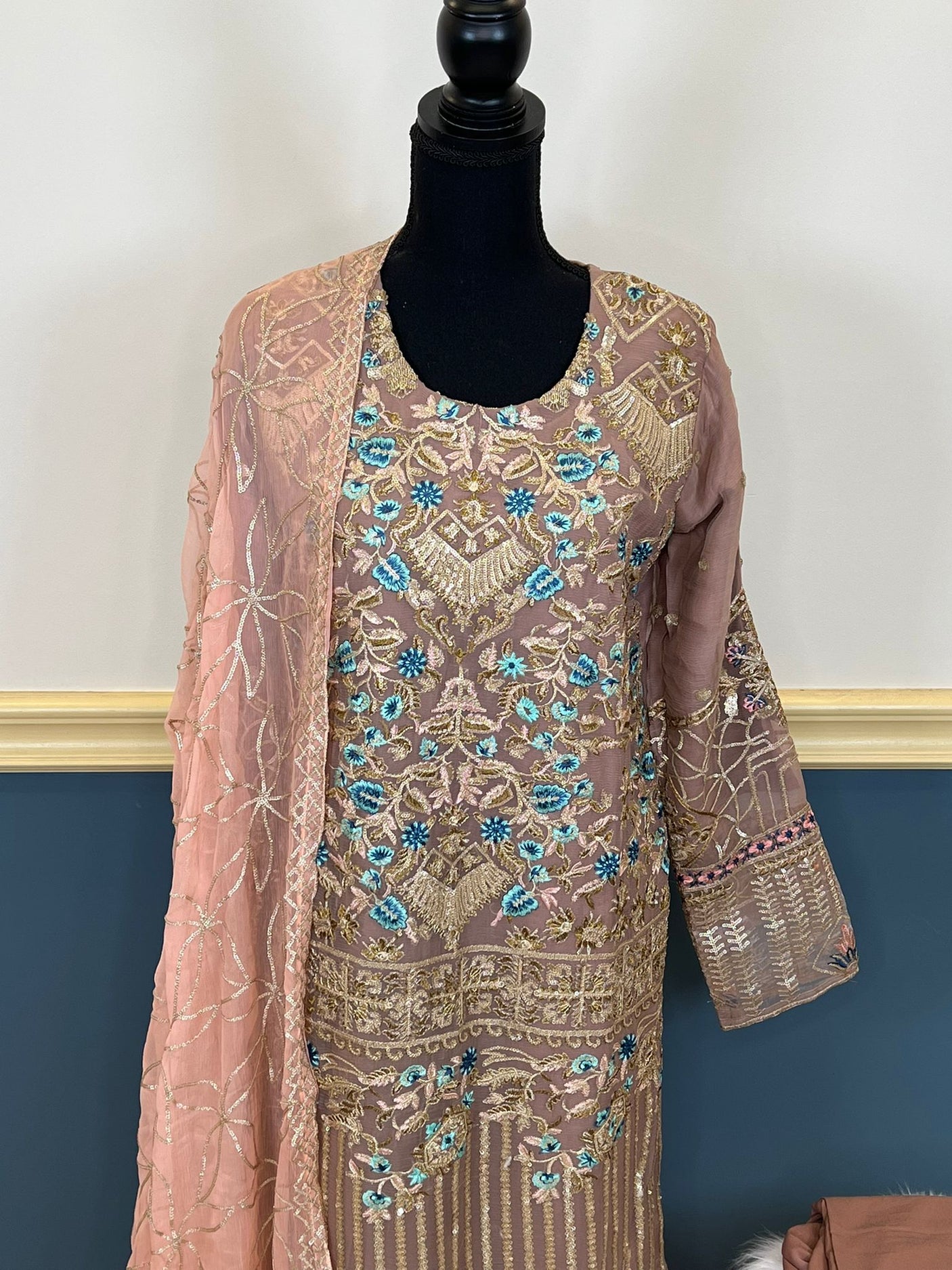 Pakistani Embroidered Party wear Ready To Ship