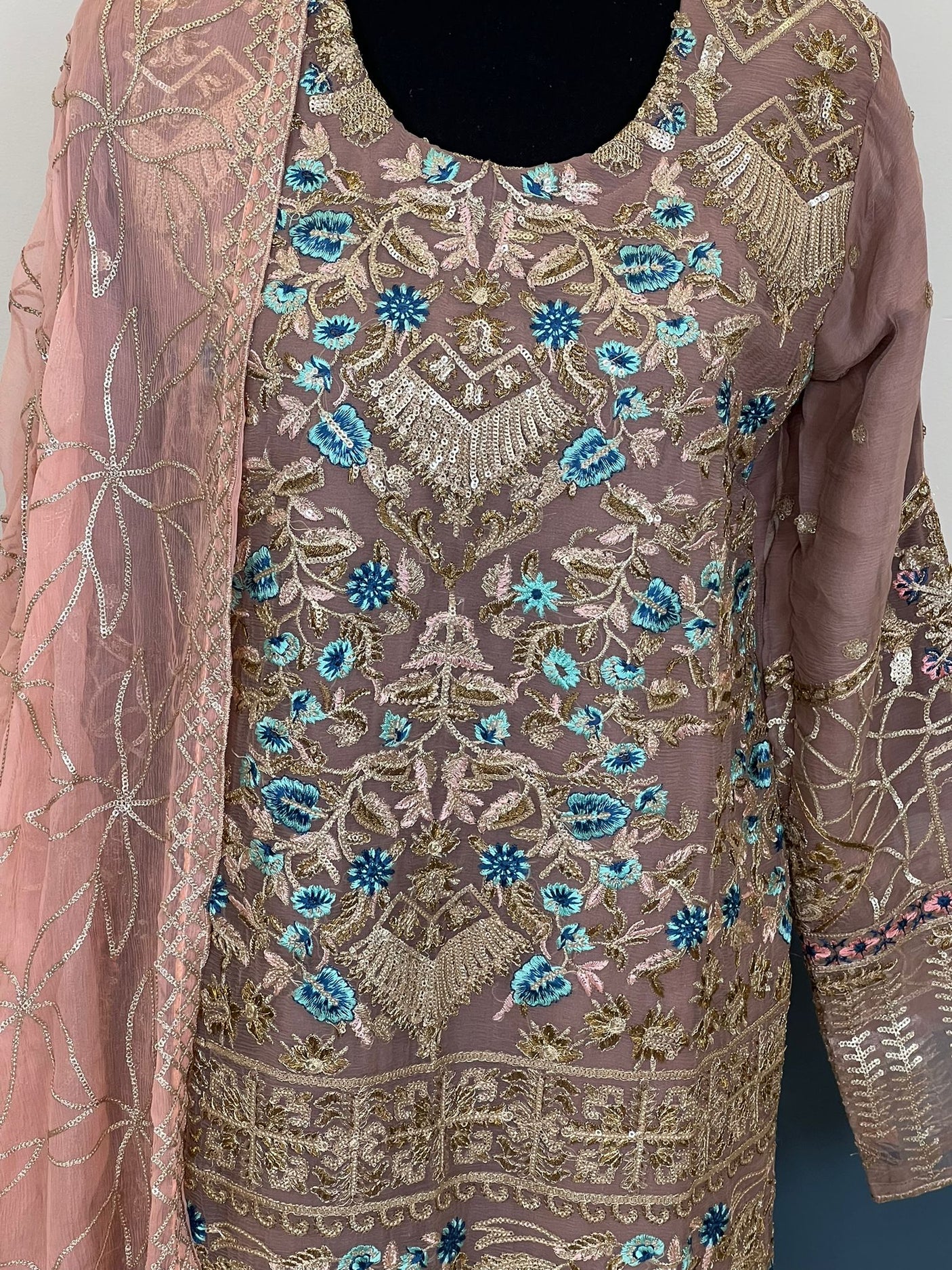 Pakistani Embroidered Party wear Ready To Ship