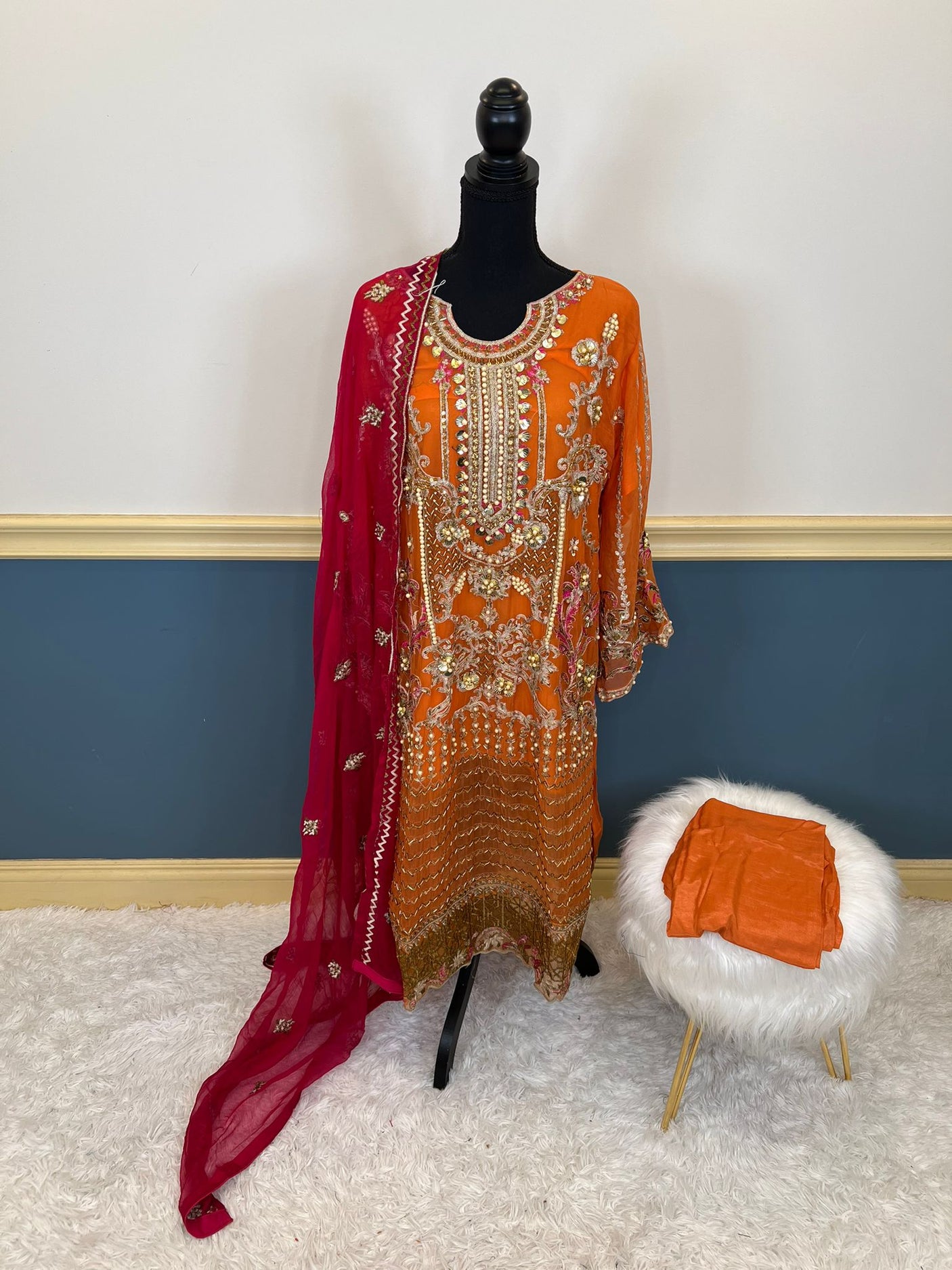 Pakistani Embroidered Party wear Ready To Ship