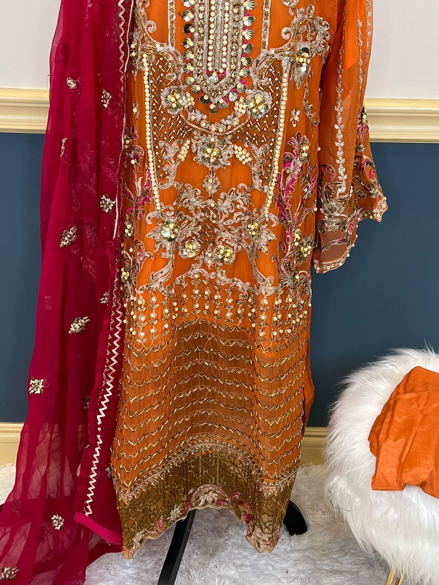 Pakistani Embroidered Party wear Ready To Ship
