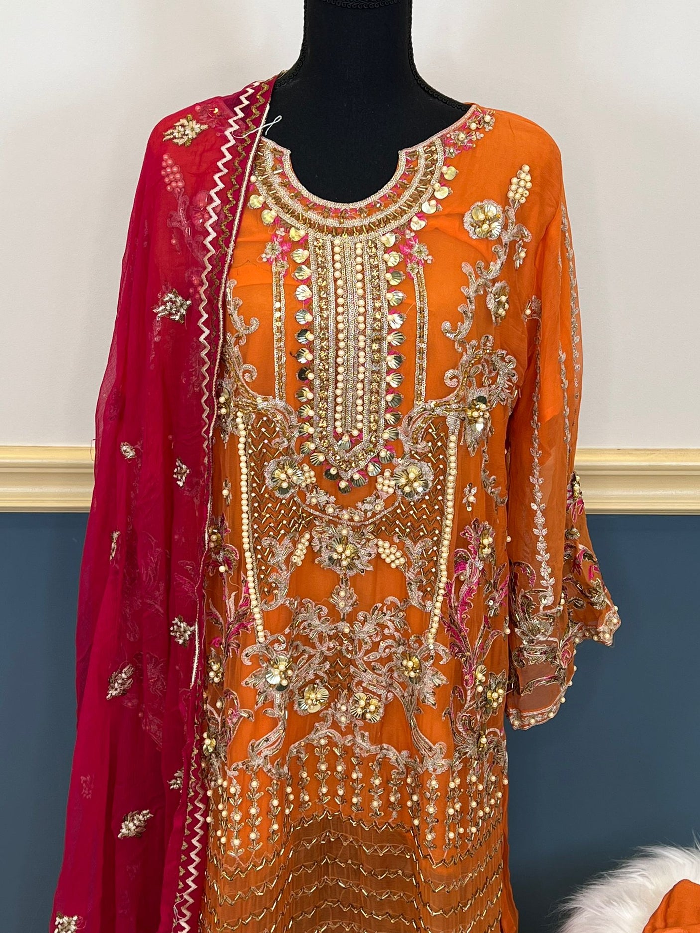 Pakistani Embroidered Party wear Ready To Ship