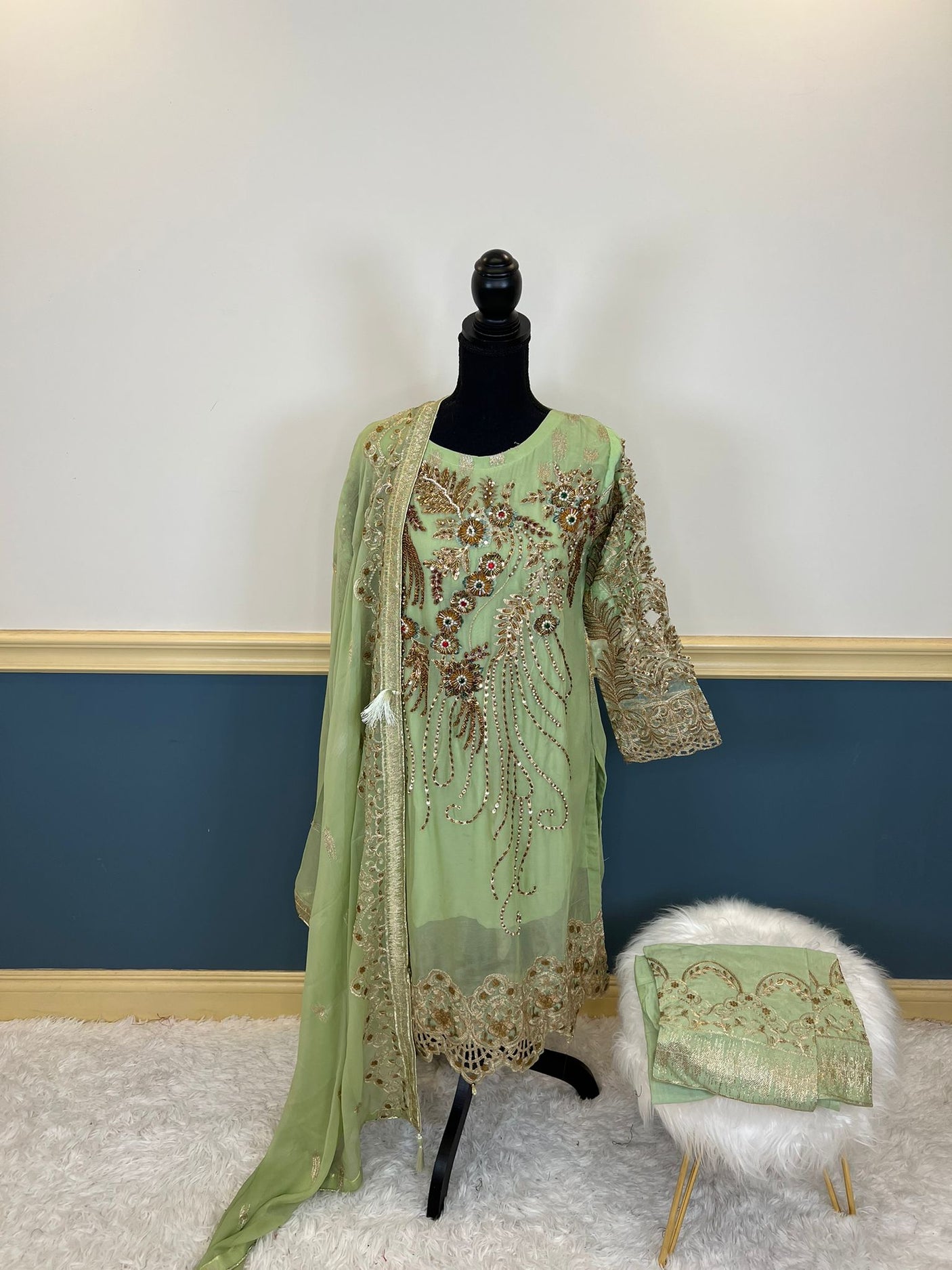 Pakistani Embroidered Party wear Ready To Ship