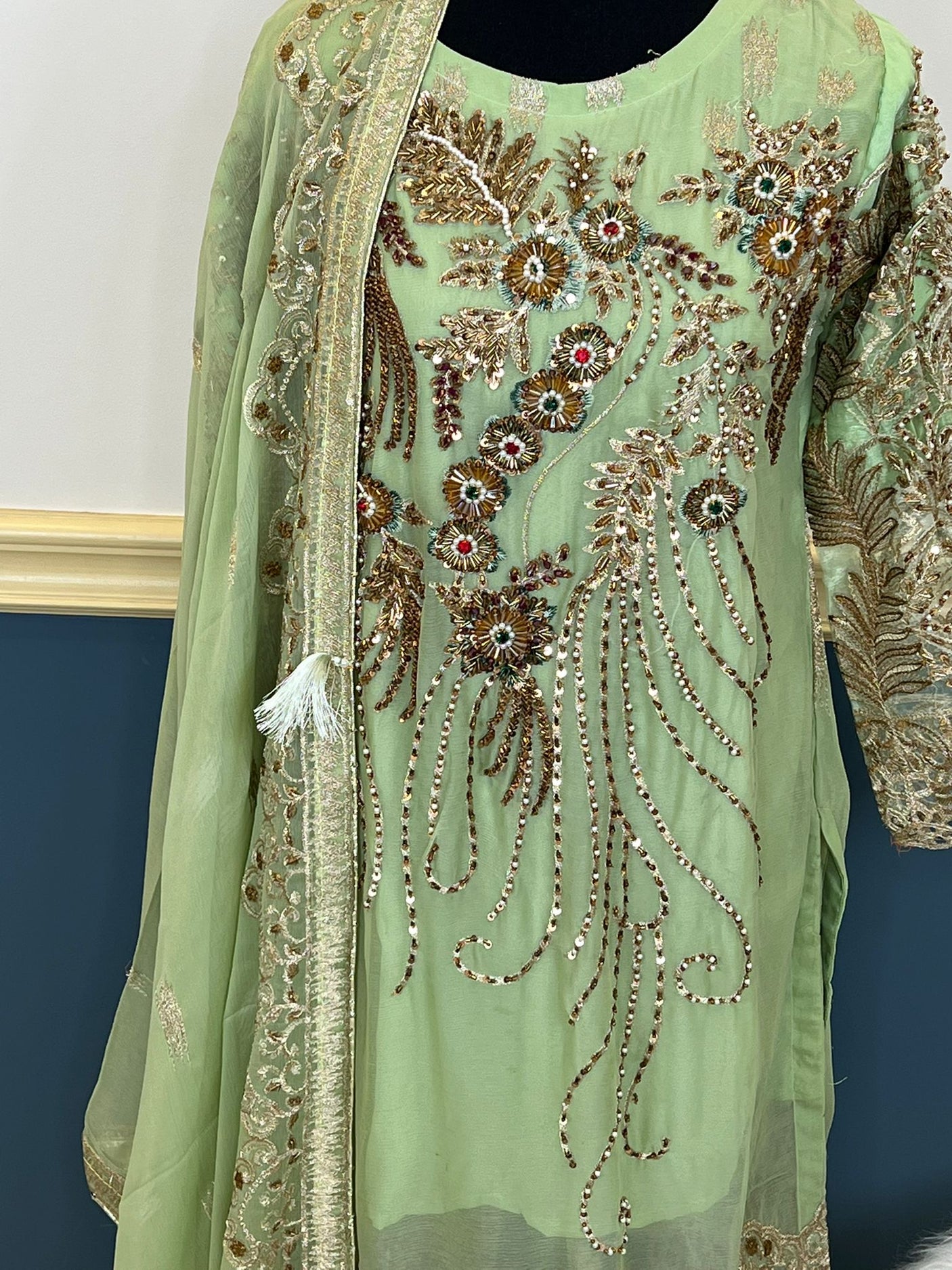 Pakistani Embroidered Party wear Ready To Ship