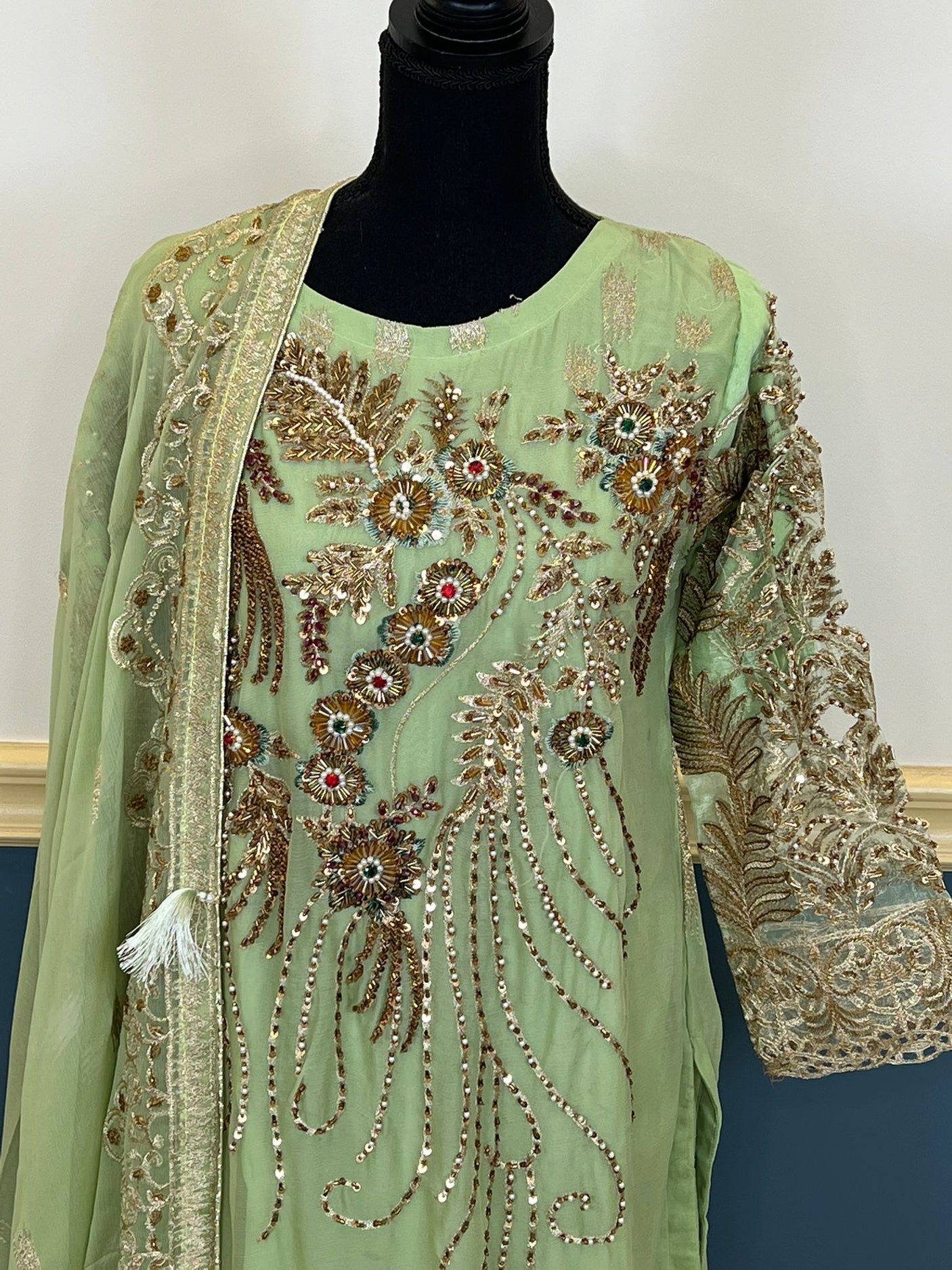Pakistani Embroidered Party wear Ready To Ship