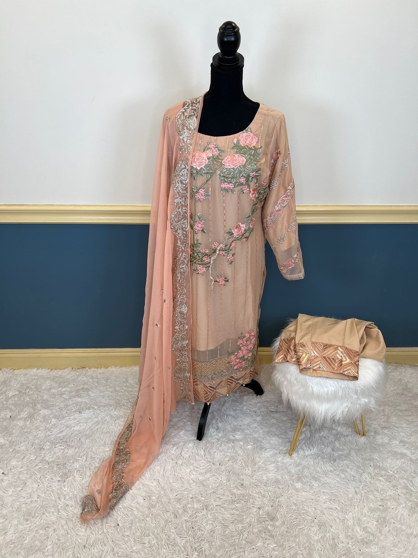 Pakistani Embroidered Party wear Ready To Ship