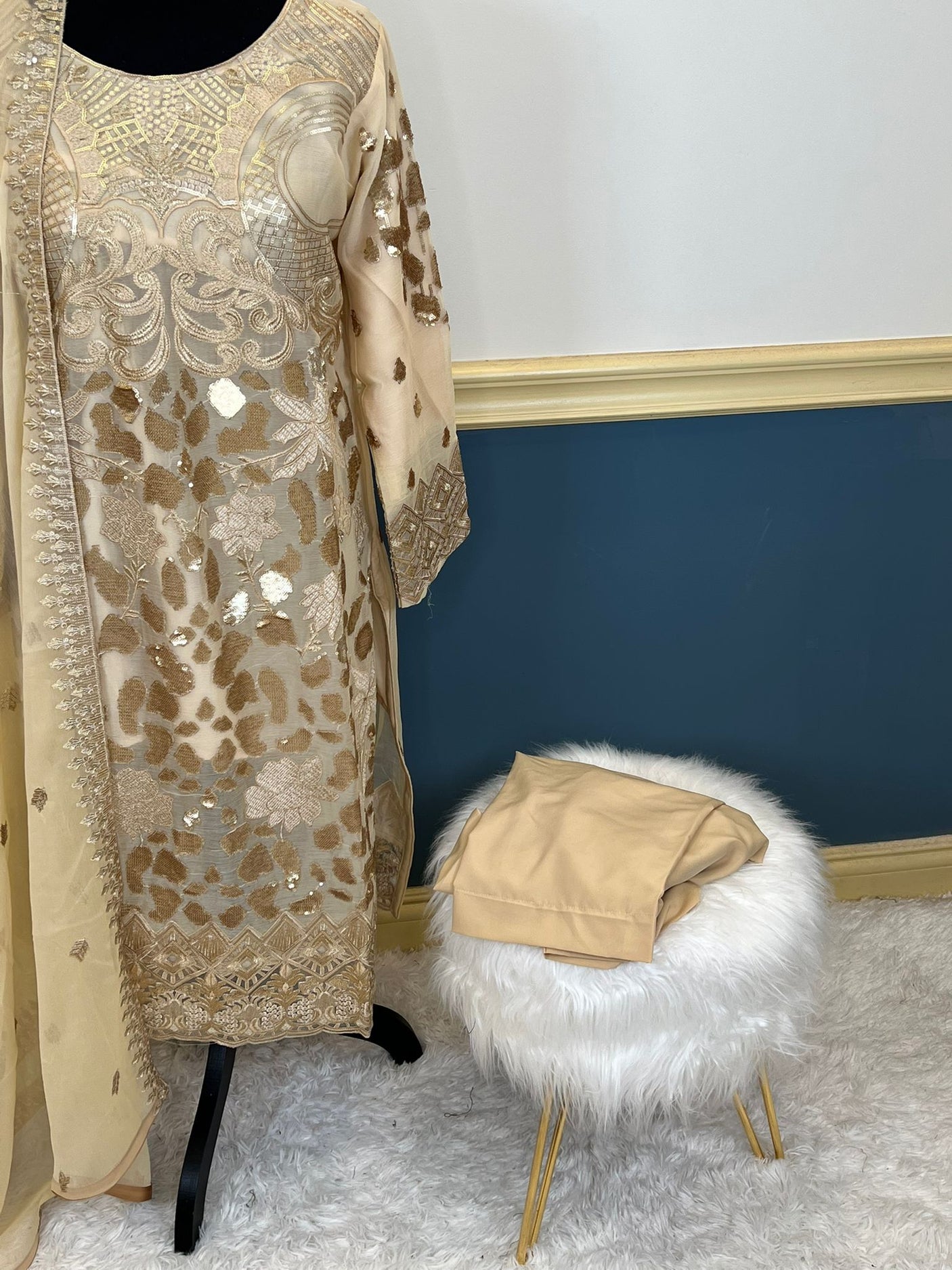 Pakistani Embroidered Party wear Ready To Ship