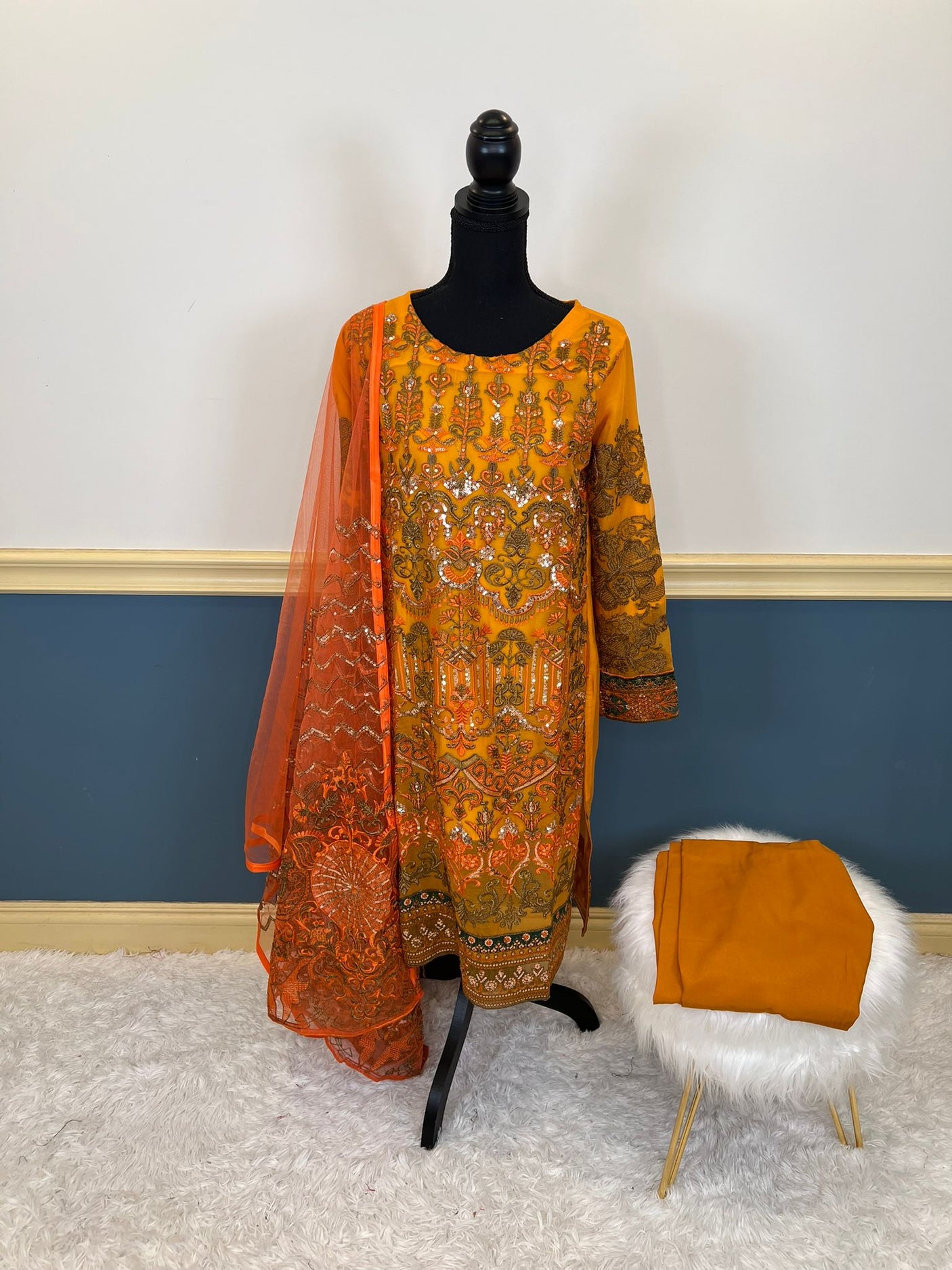 Pakistani Embroidered Party wear Ready To Ship