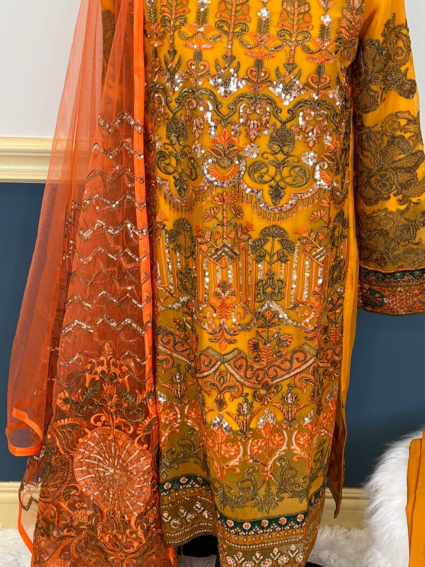 Pakistani Embroidered Party wear Ready To Ship