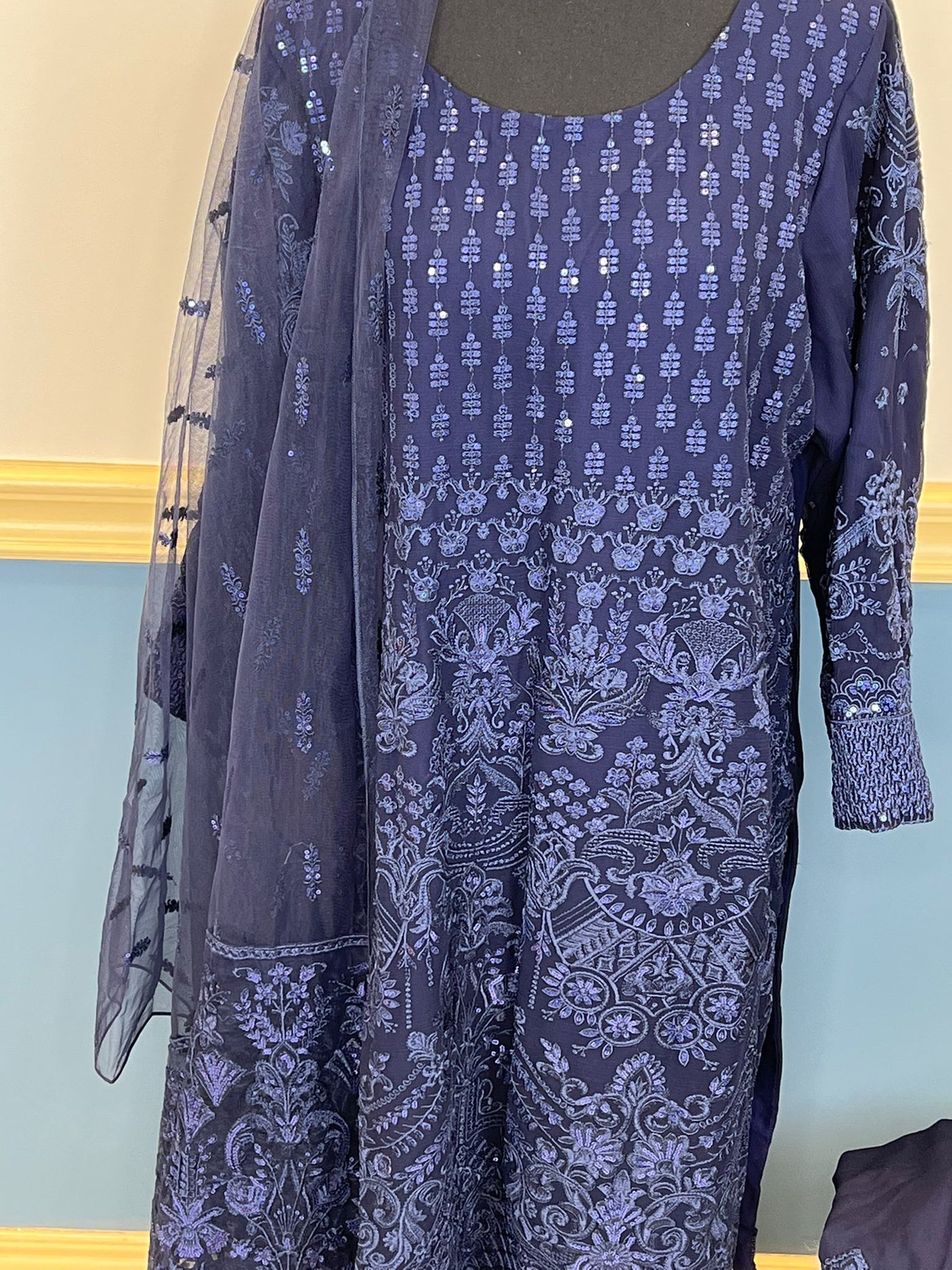 Pakistani Embroidered Party wear Ready To Ship