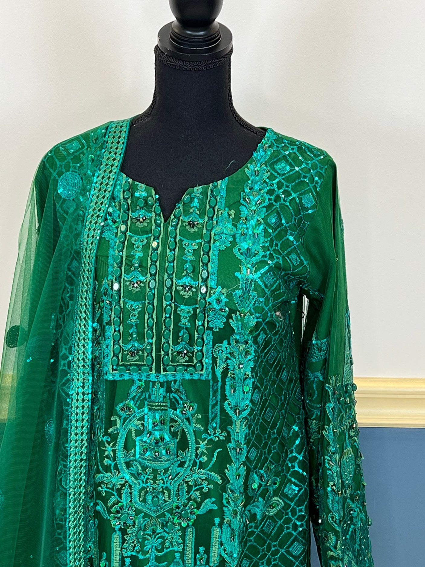 Pakistani Embroidered Party wear Ready To Ship