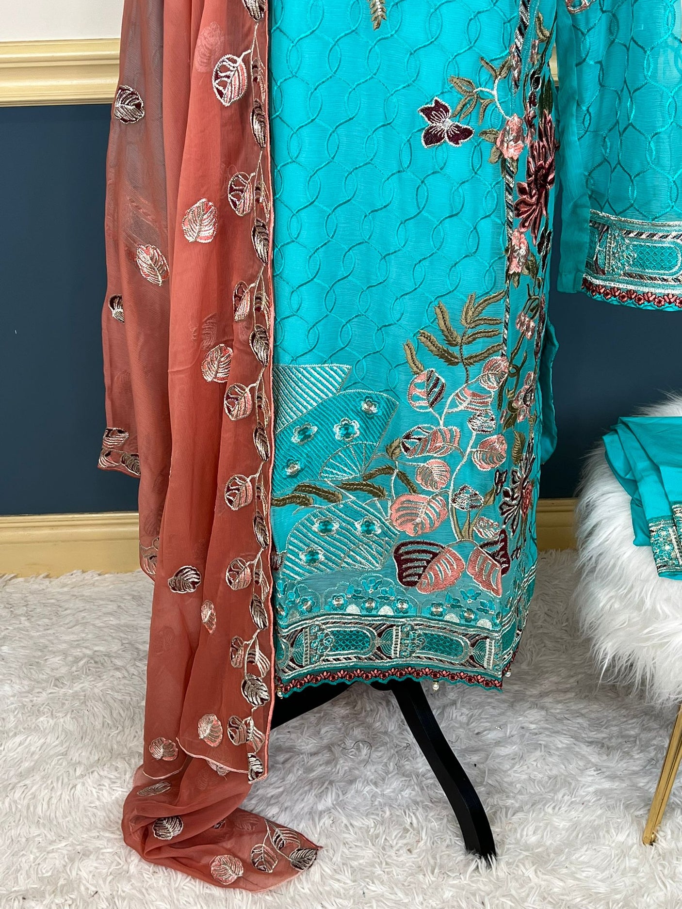 Pakistani Embroidered Party wear Ready To Ship