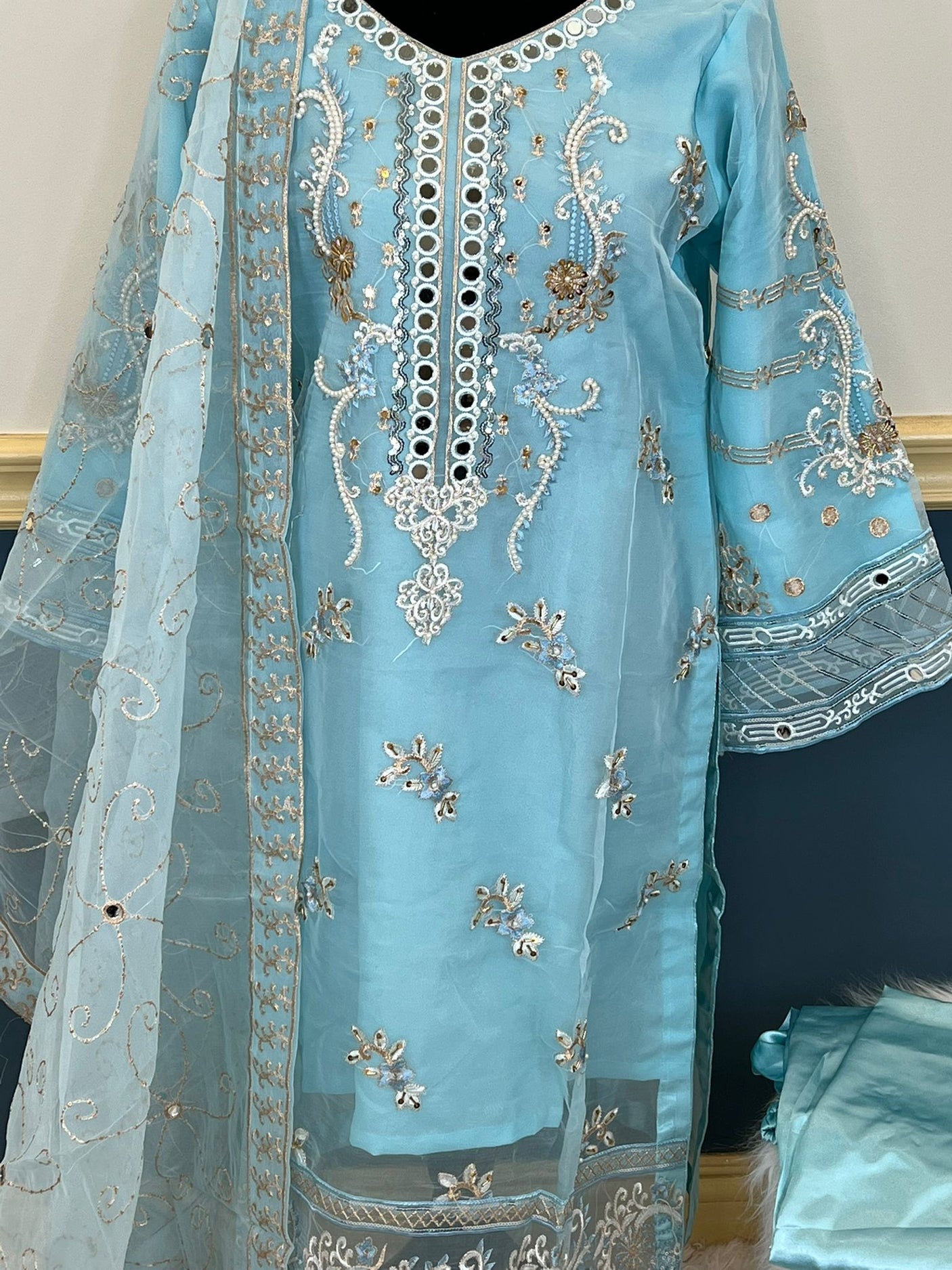 Pakistani Embroidered Party wear Ready To Ship