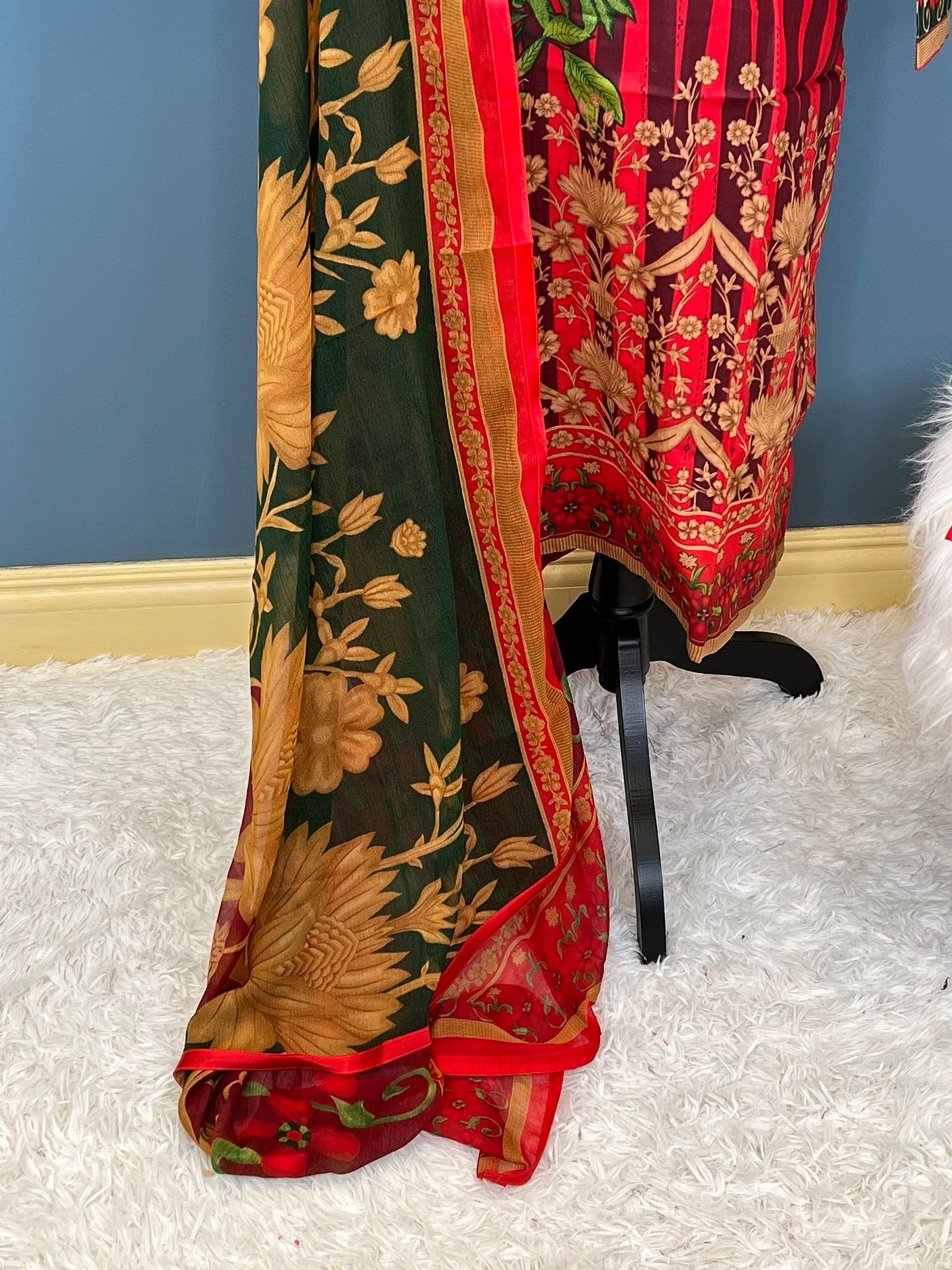 Pakistani Stitched Embroidered lawn Salwar kameez ready to ship