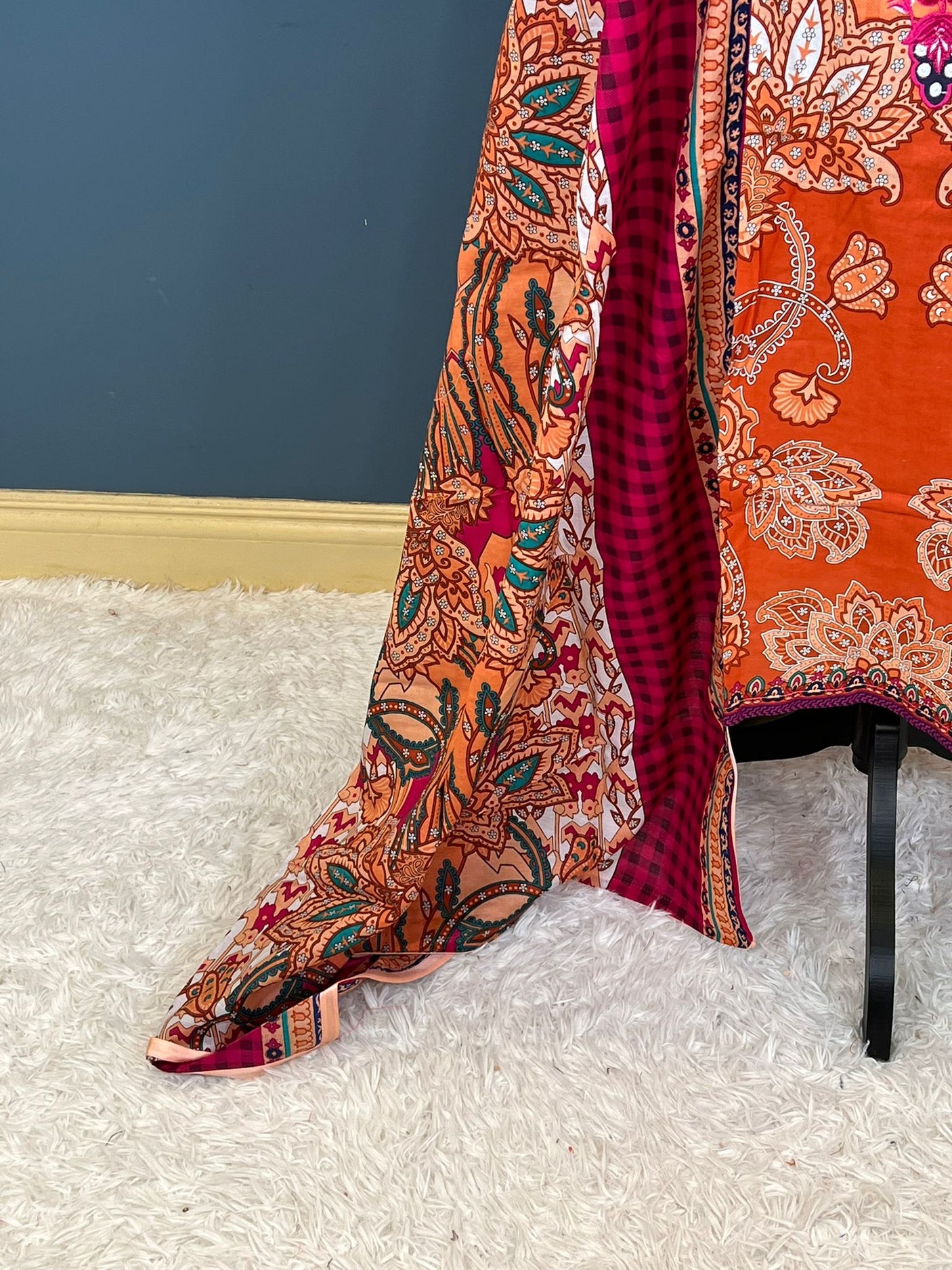 Pakistani Stitched Embroidered lawn Salwar kameez ready to ship