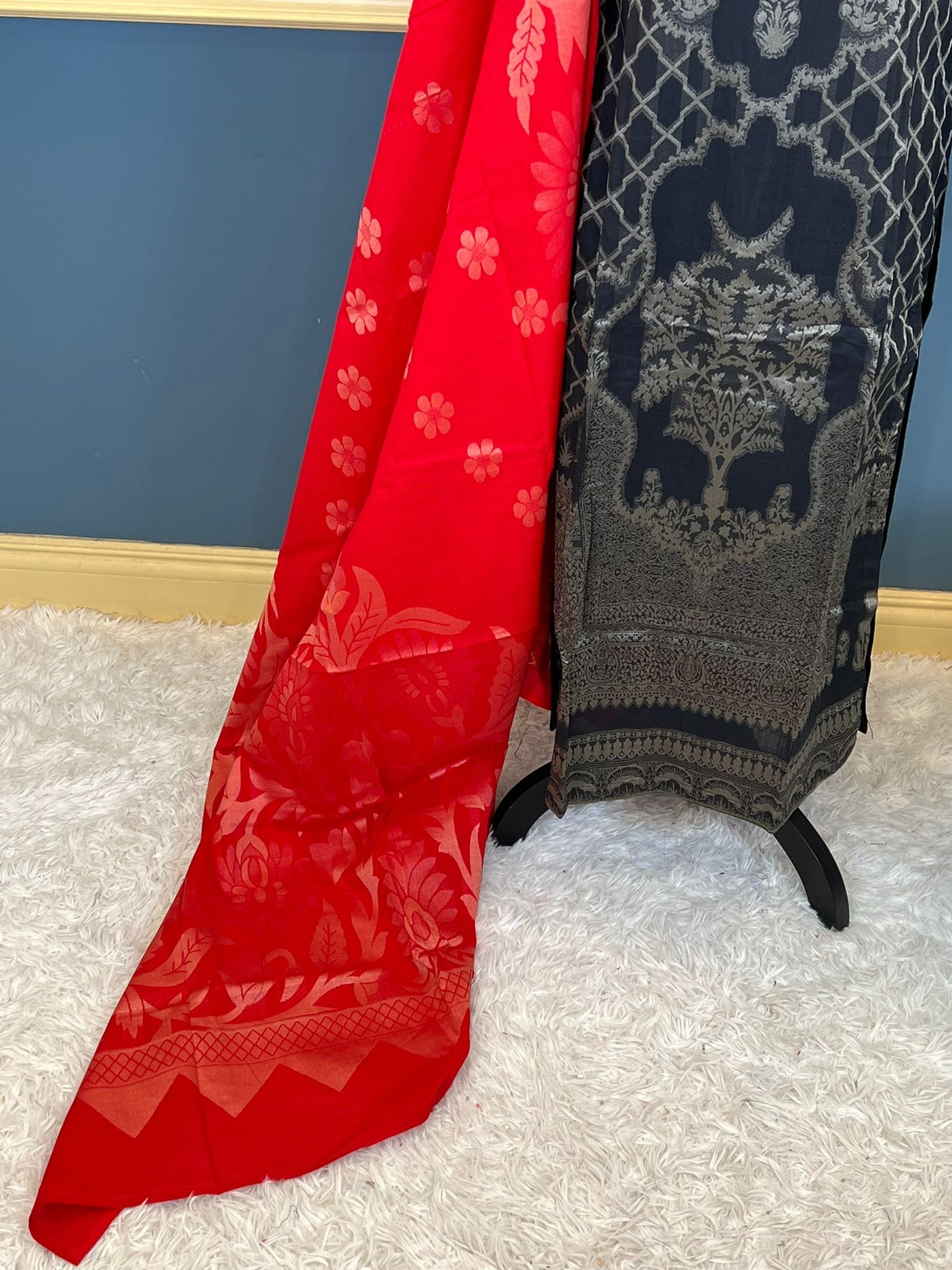 Pakistani Stitched Embroidered lawn Salwar kameez ready to ship