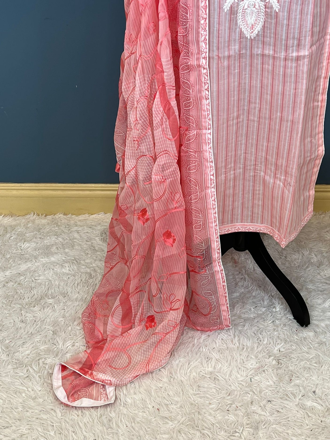 Pakistani Stitched Embroidered lawn Salwar kameez ready to ship