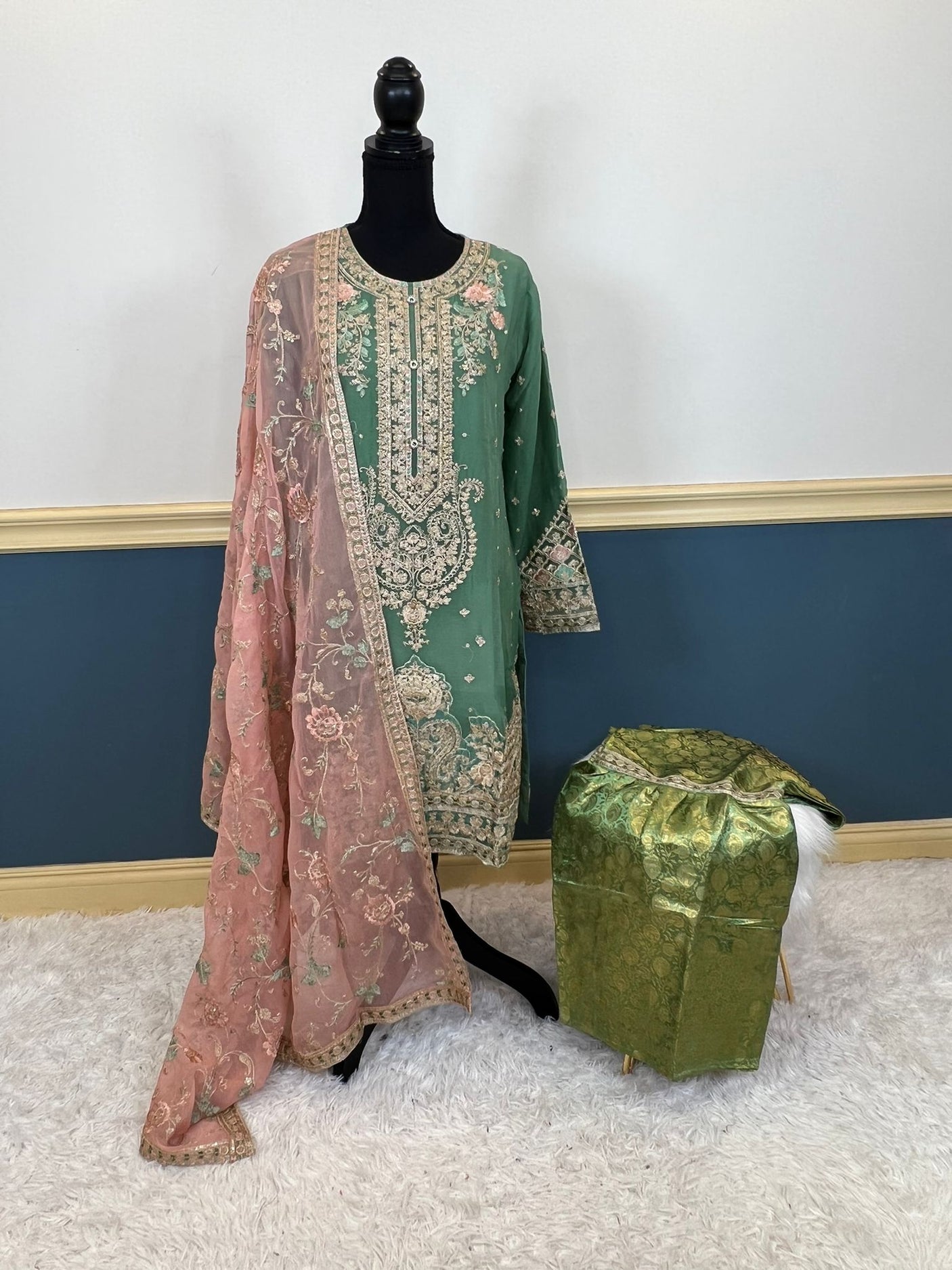 Pakistani Embroidered Party wear Ready To Ship