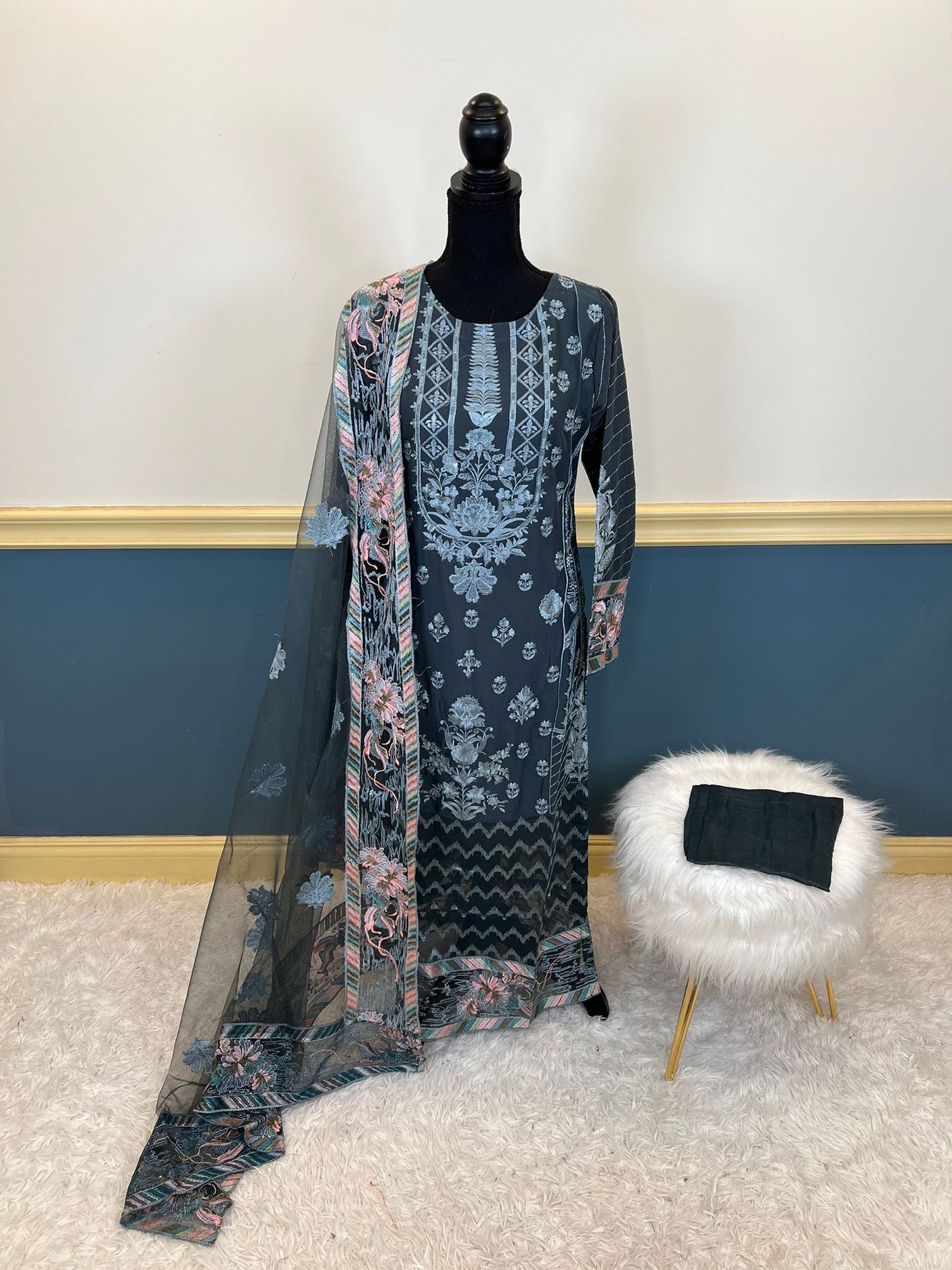 Pakistani Embroidered Party wear Ready To Ship