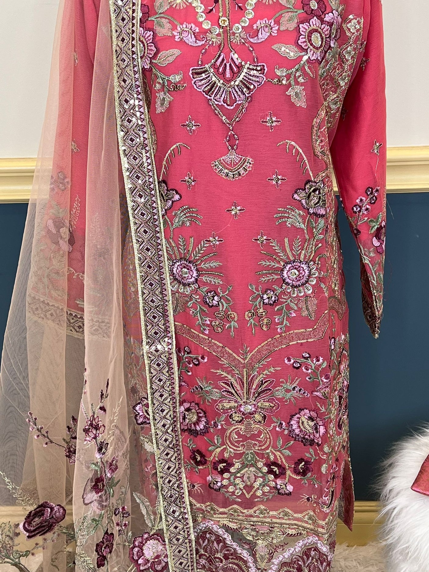 Pakistani Embroidered Party wear Ready To Ship