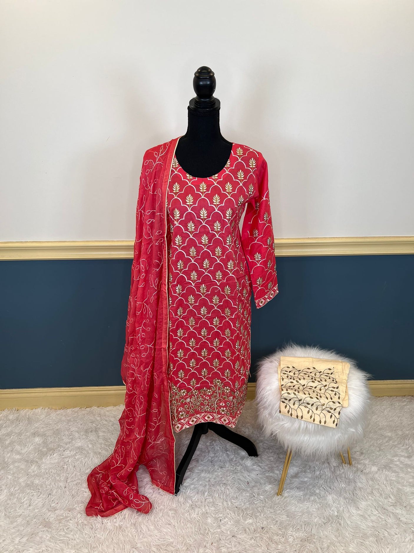 Pakistani Stitched Embroidered luxury lawn Dresses Ready To Ship