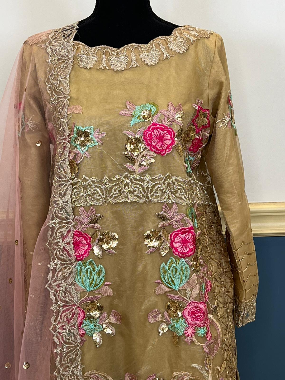 Pakistani Embroidered Party wear Ready To Ship